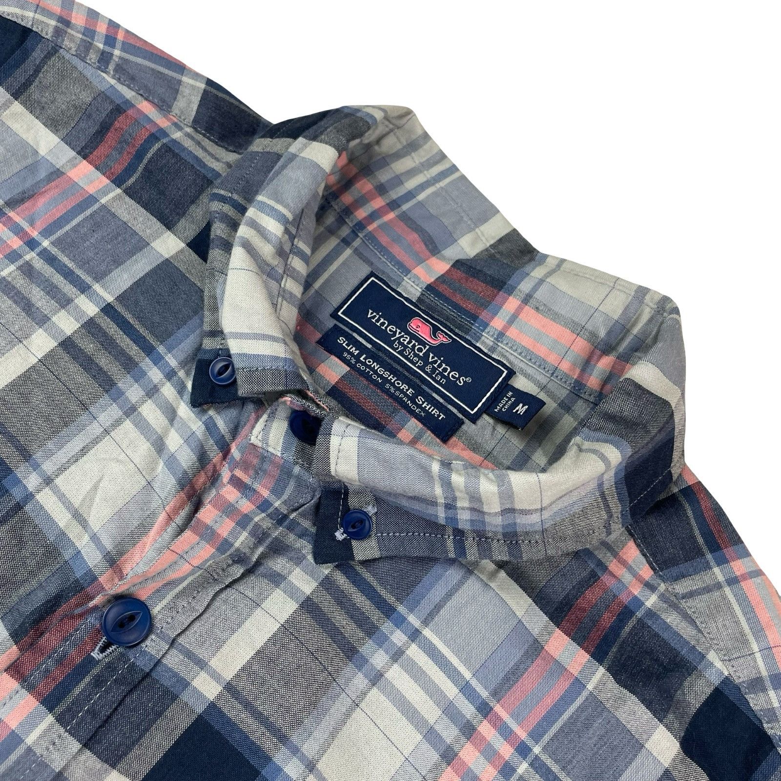 Vineyard Vines Vineyard Vines Men's 100% Cotton Slim Longshore Button Shirt Size US M / EU 48-50 / 2 - 1 Thumbnail