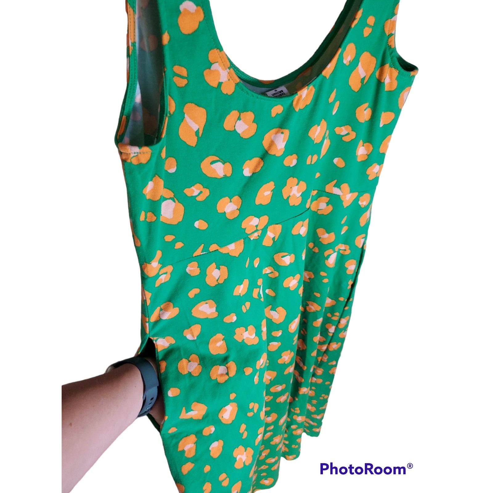 Other Target | Green & Orange Cheetah Sundress | Small Size S / US 4 / IT 40 - 8 Thumbnail