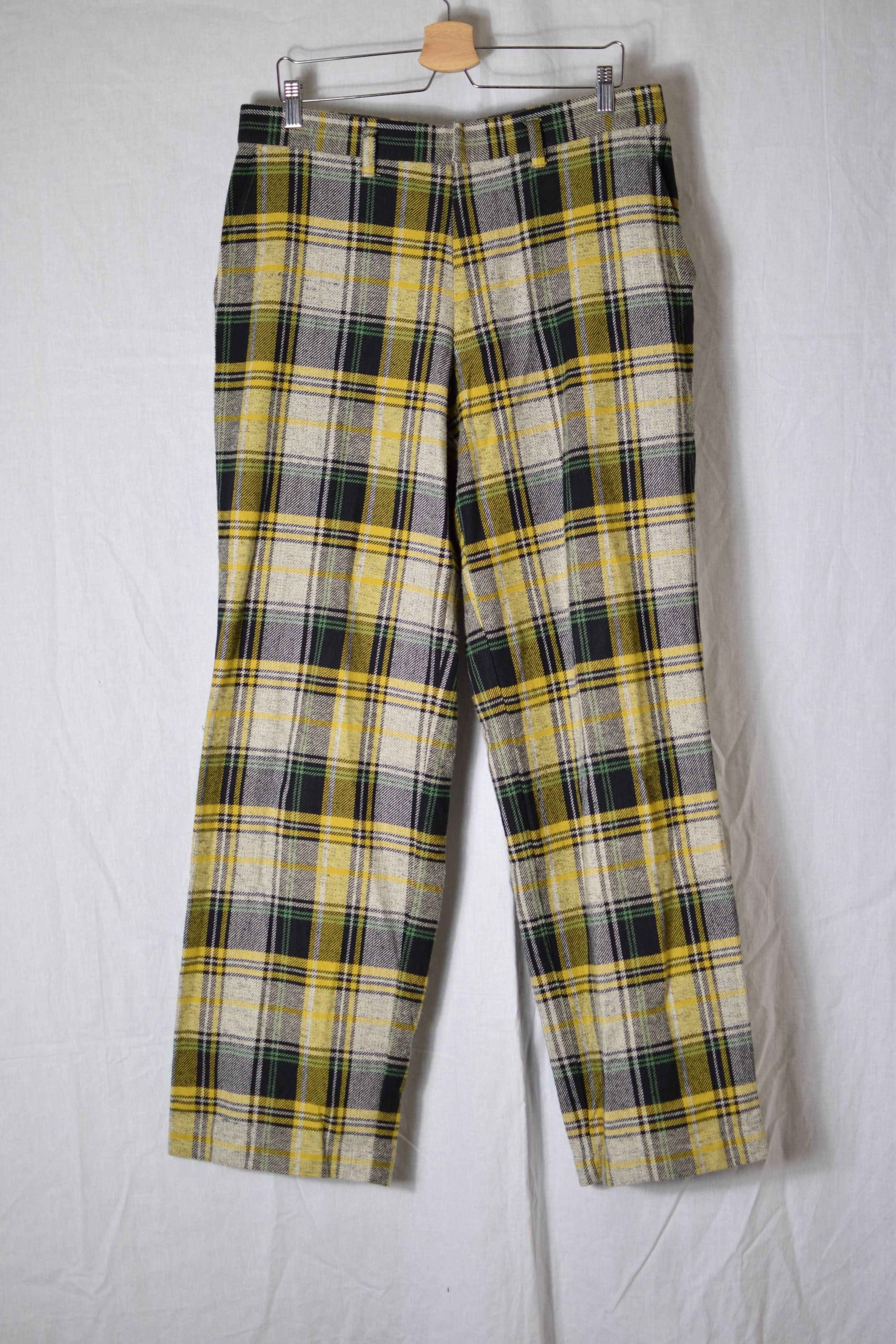 Yohji Yamamoto Yohji Yamamoto 80's Archive Check Pants Size US 32 / EU 48 - 2 Thumbnail