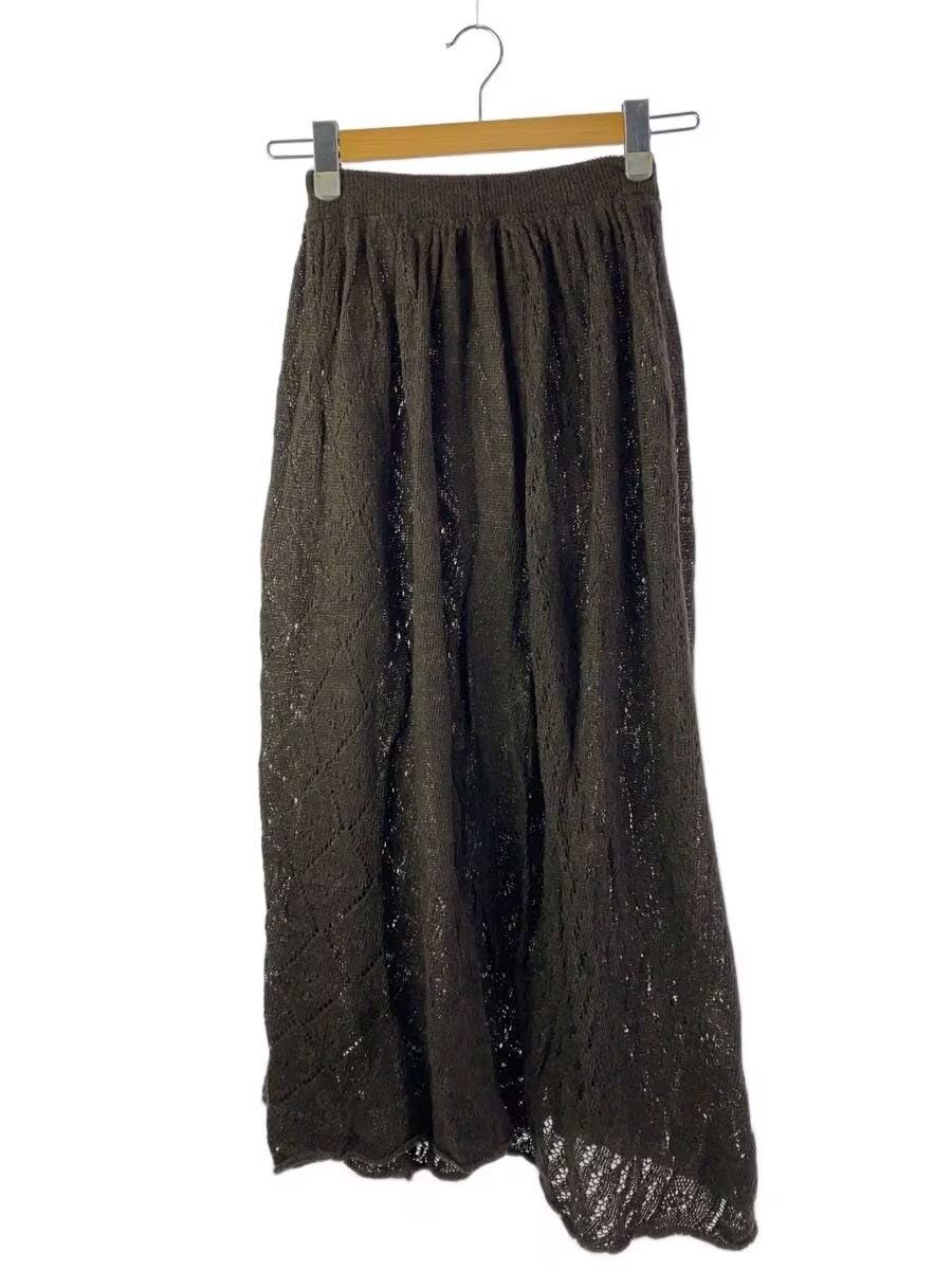 Yohji Yamamoto Alpaca Maxi Skirt Size 26" / US 2 / IT 38 - 1 Thumbnail