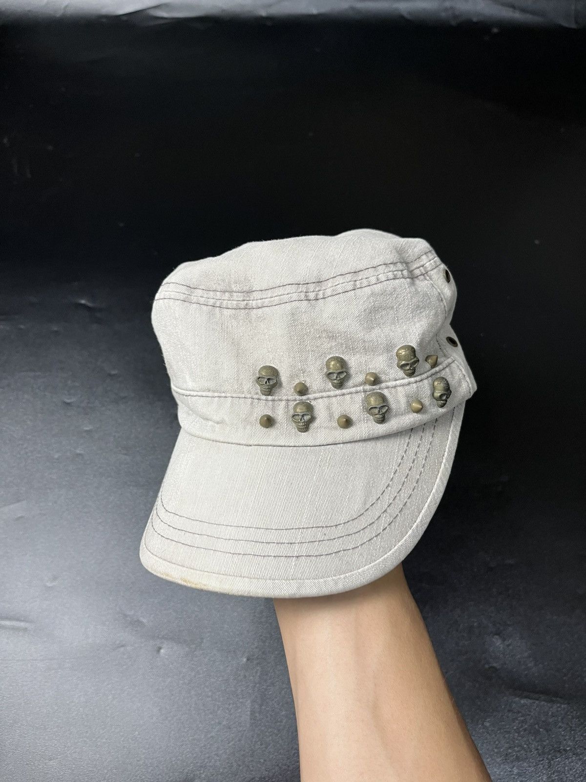 If Six Was Nine × Japanese Brand × Le Grande Bleu (L.G.B.) Japanese Comando hat Skulls gothic Size ONE SIZE - 1 Thumbnail