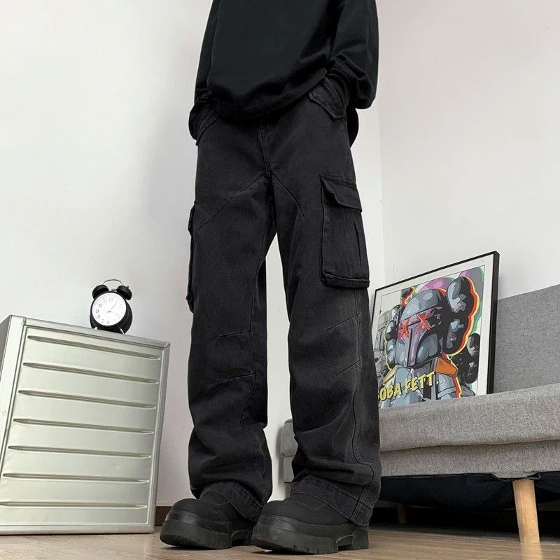 Jean × Vintage Black High Streetwear Denim Size US 32 / EU 48 - 3 Thumbnail