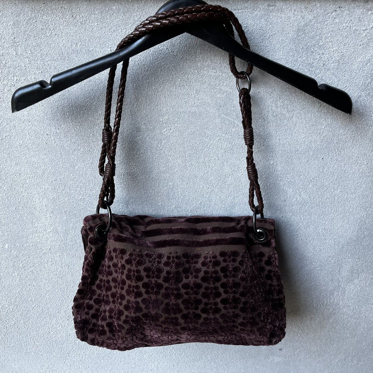 Bottega Veneta Vintage Bottega Veneta velvet butterfly shoulder bag Size ONE SIZE - 2 Thumbnail