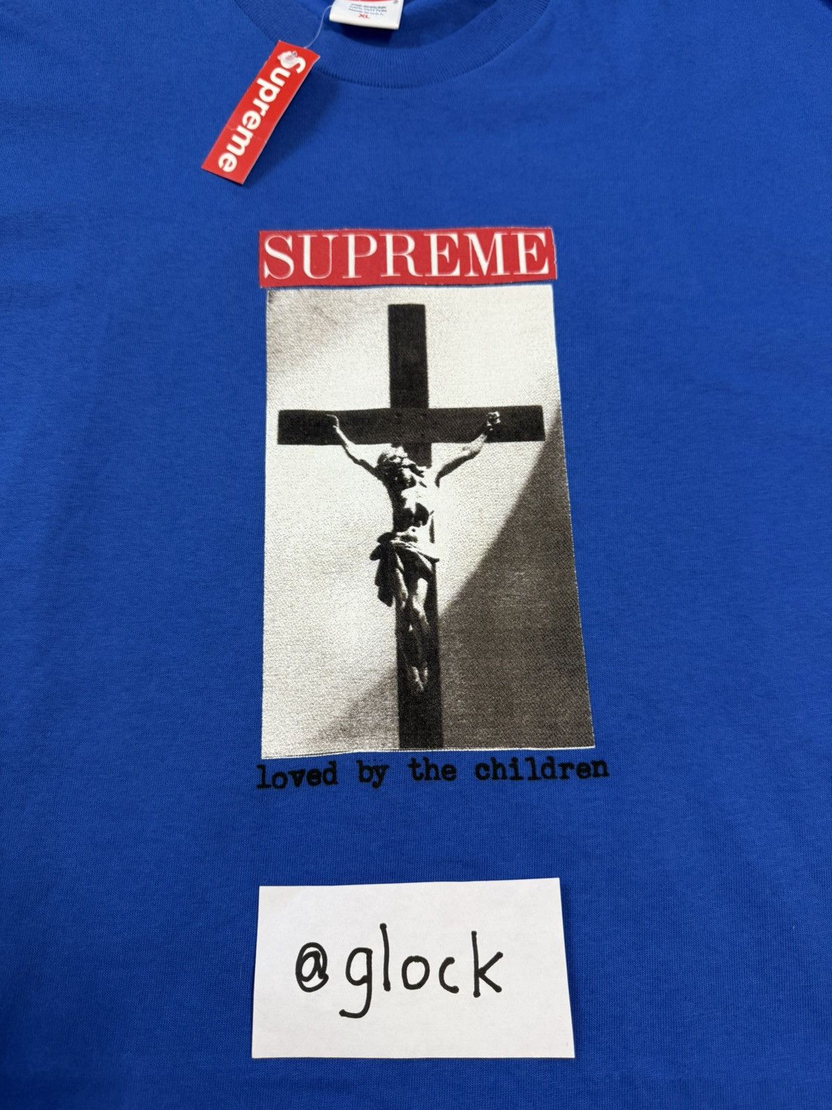 Supreme Supreme Loved By The Children Tee SS20 Blue Size XL Size US XL / EU 56 / 4 - 5 Thumbnail