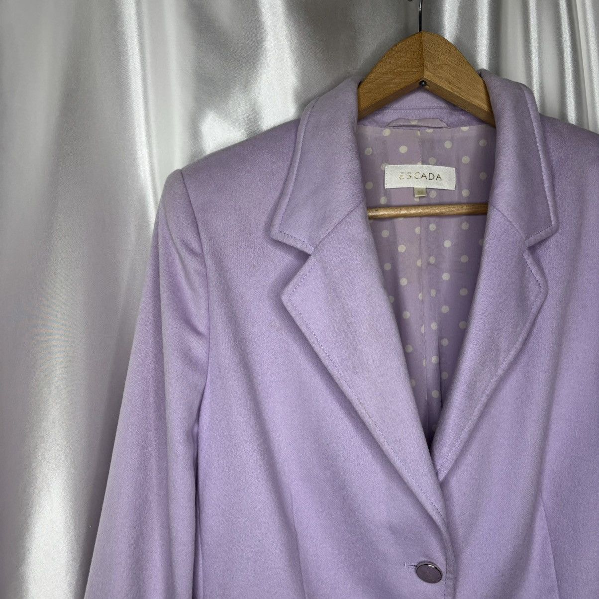 Escada Vintage blazer jacket escada lilac heather purple pastel Size M / US 6-8 / IT 42-44 - 11 Thumbnail