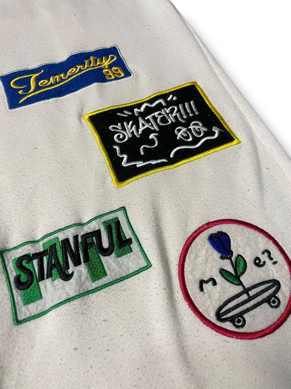 Japanese Brand × Vintage BENO Japanese Brand Random Patches Sweatpants (86) Size US 30 / EU 46 - 5 Thumbnail