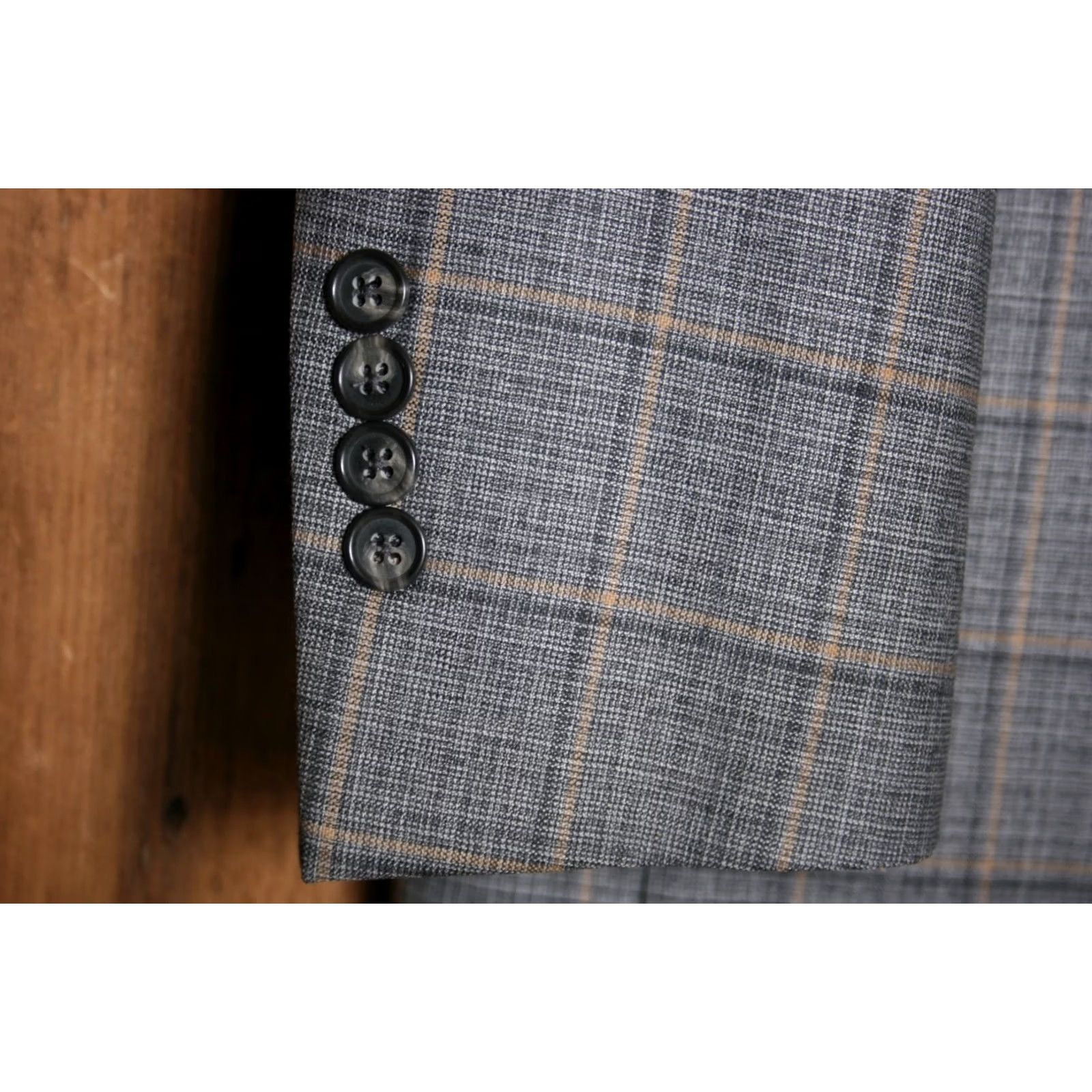 Brooks Brothers BROOKS BROTHERS Reda 1865 Regent Fit Gray Wool Check Sport Coat Sz 43L Mens Jacket Coat Long Wool Check Brookes Brothers Size US XS / EU 42 / 0 - 4 Thumbnail