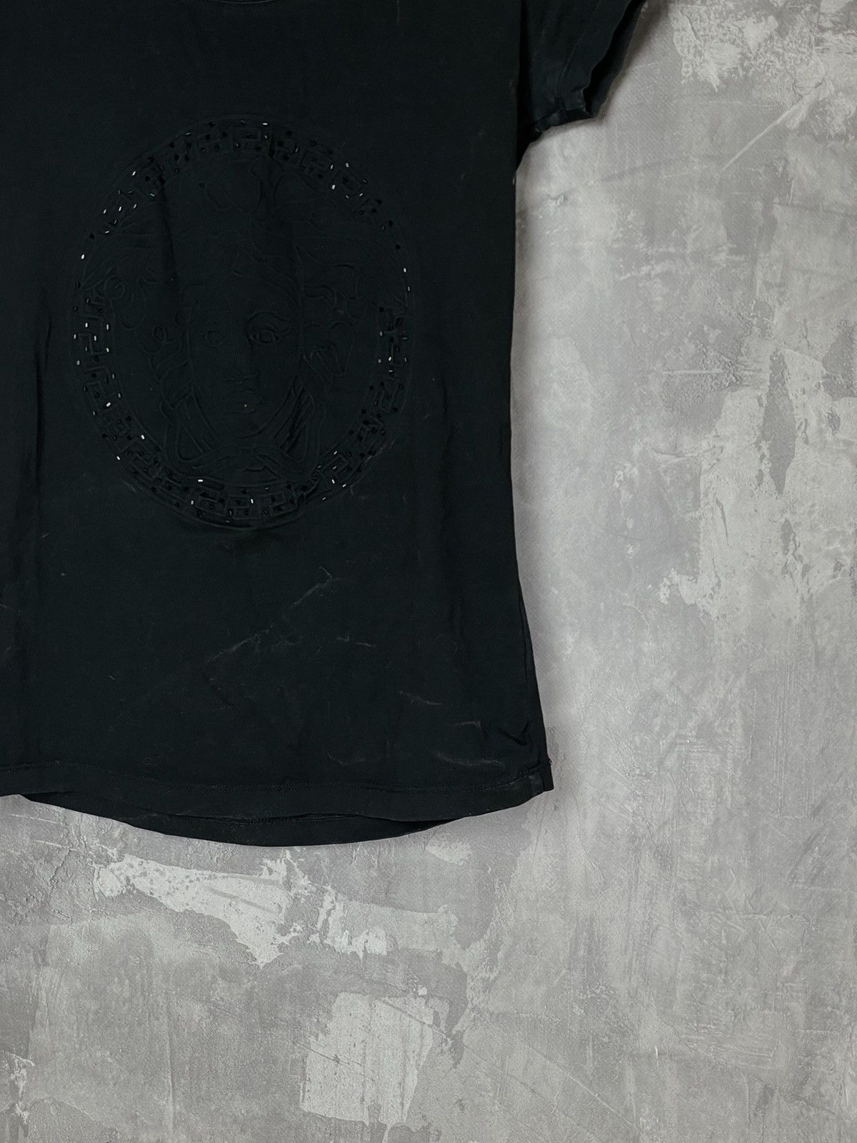 Versace × Vintage VINTAGE VERSACE Y2K BLACK TANK TOP Size M / US 6-8 / IT 42-44 - 6 Thumbnail
