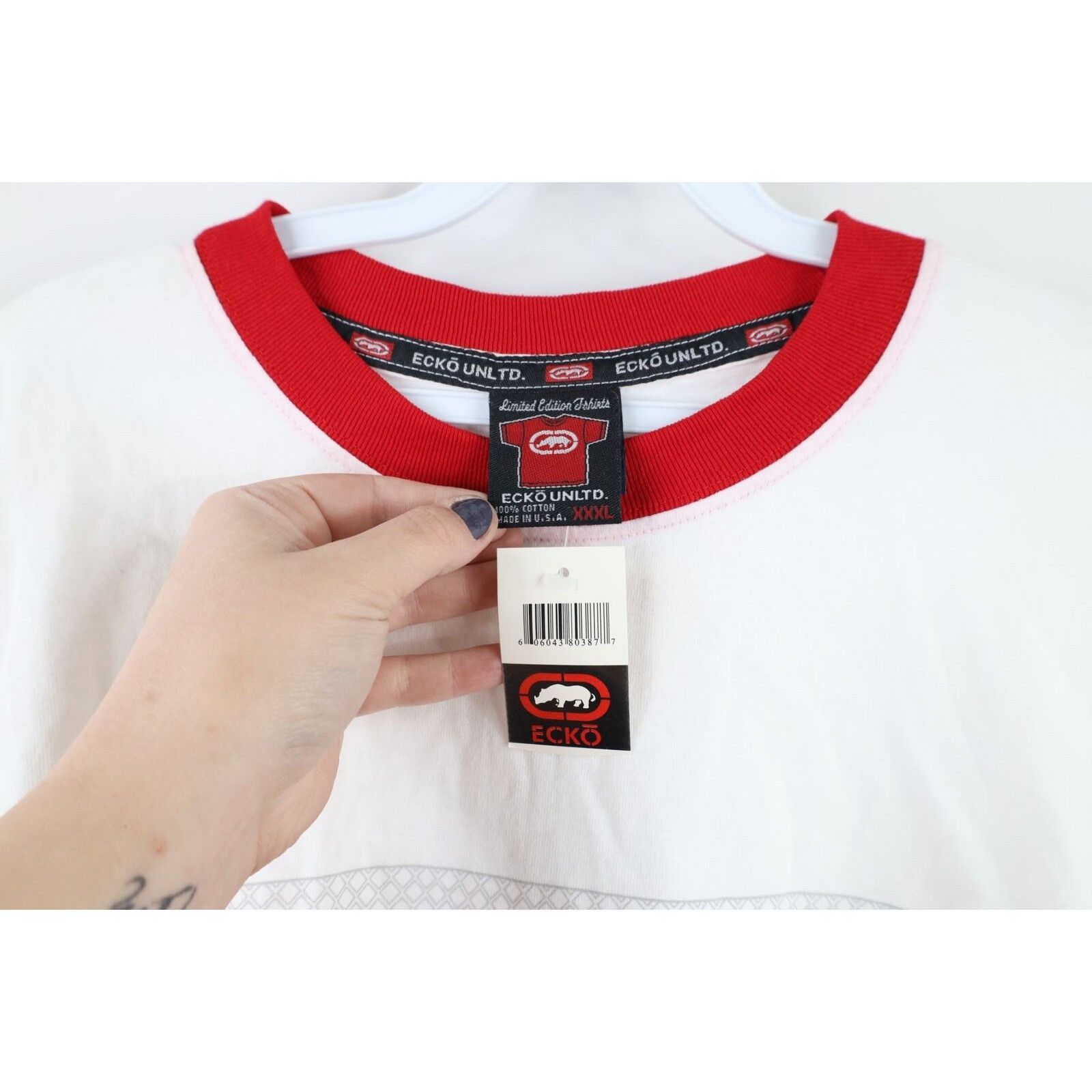 Ecko Unltd. × Vintage NOS Vintage 90s Ecko Baggy Fit Long Sleeve T-Shirt 3XL Size US XXL / EU 58 / 5 - 5 Thumbnail