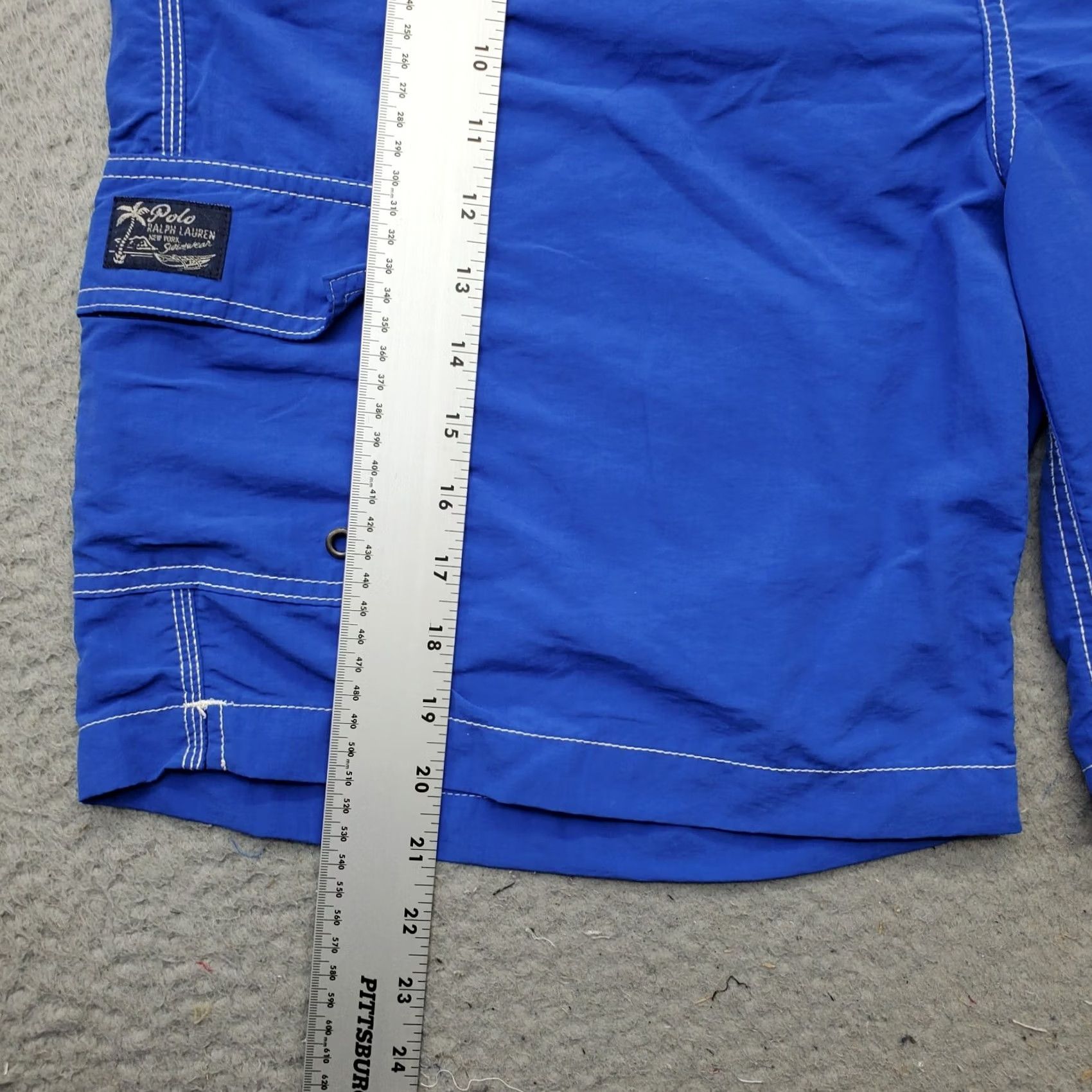 Polo Ralph Lauren Polo Ralph Lauren Board Shorts Mens L Blue Pony Logo Drawstring Waterproof? Size US L / EU 52-54 / 3 - 4 Thumbnail