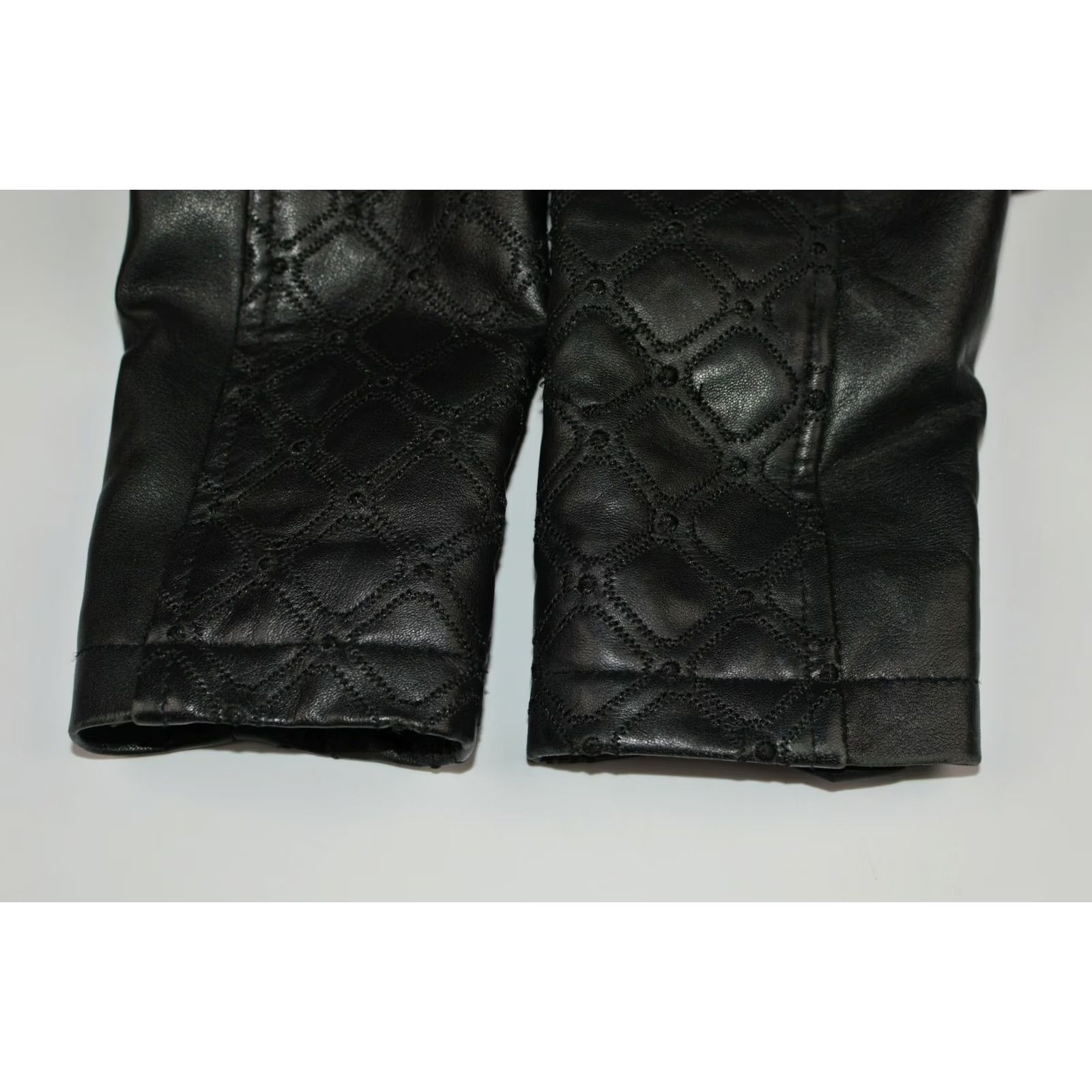 Vintage Cigno Nero Women's Style Factor Leather Jacket Shirt Jacket Black 40 Ladies Size S / US 4 / IT 40 - 7 Thumbnail