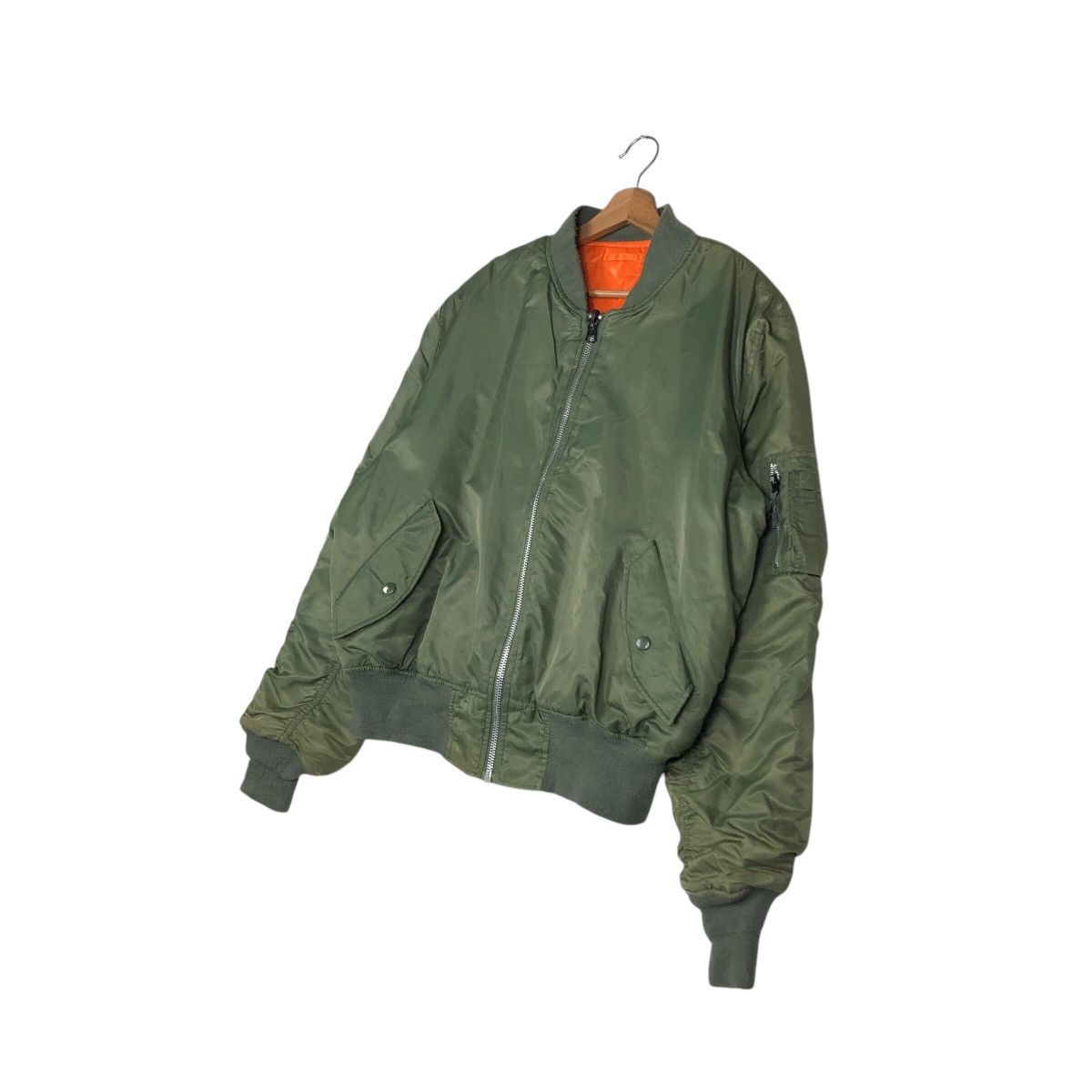 Japanese Brand 📌Vintage Bomber Jacket Reversible Knox Armory Ma-1 Design Size US M / EU 48-50 / 2 - 3 Thumbnail
