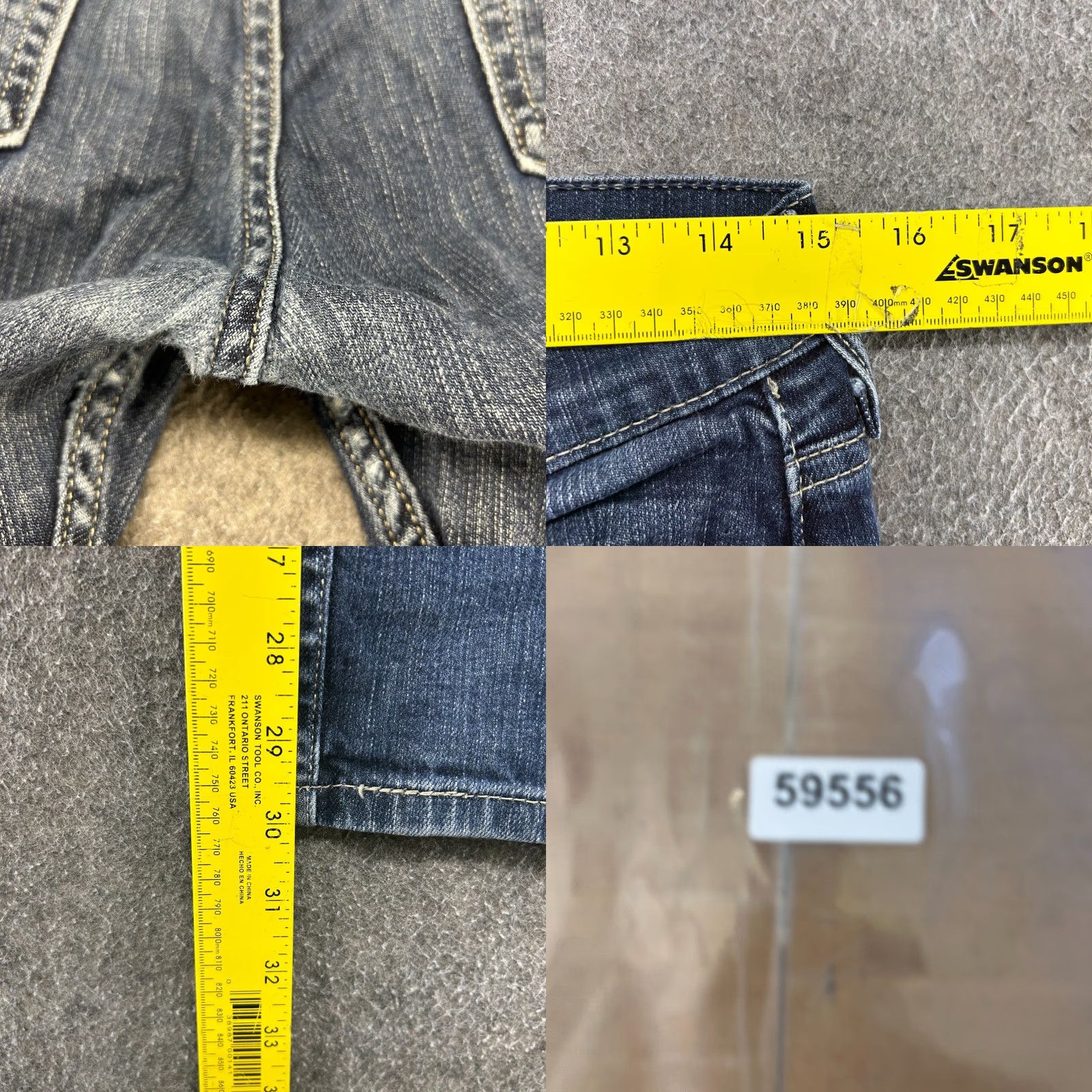Levi's Levi's 510 Jeans Mens 30x30 Blue Dark Wash Denim Skinny Stretch Cotton Spandex 5-Pocket Regular Fit Size US 30 / EU 46 - 9 Thumbnail