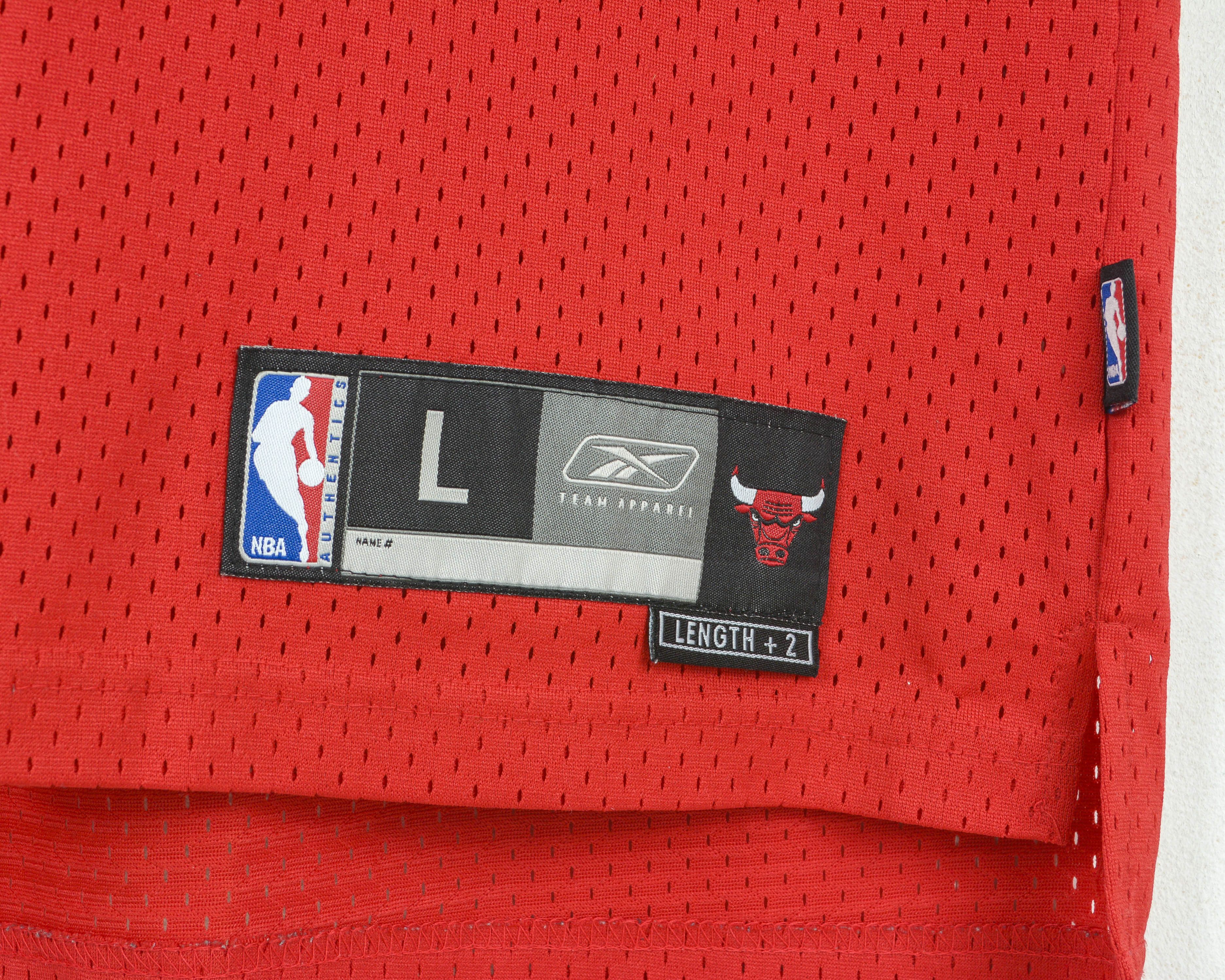 NBA Chicago Bulls Mens L +2 Away Jersey Shirt Kit #12 Hinrich Size US L / EU 52-54 / 3 - 7 Thumbnail