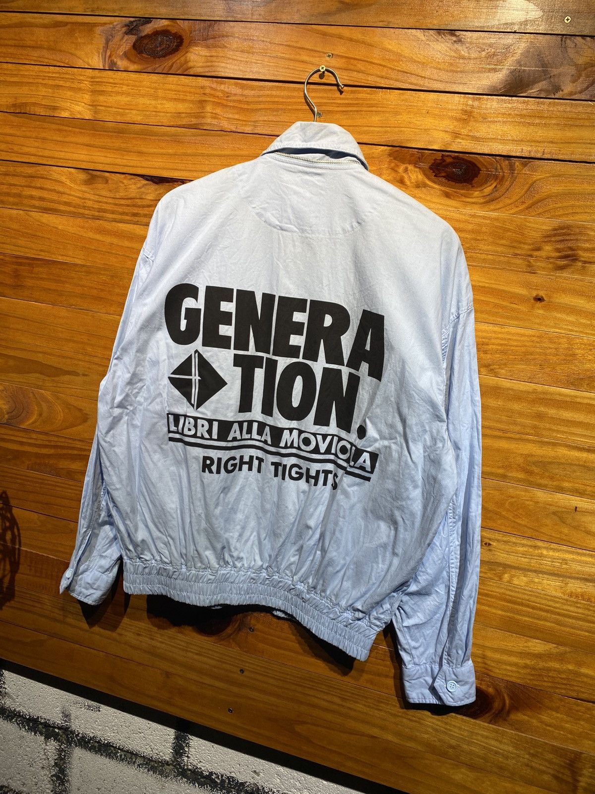 Vintage Vintage Generation “Right Tights” Light Blue Cotton Jacket Size US L / EU 52-54 / 3 - 4 Thumbnail