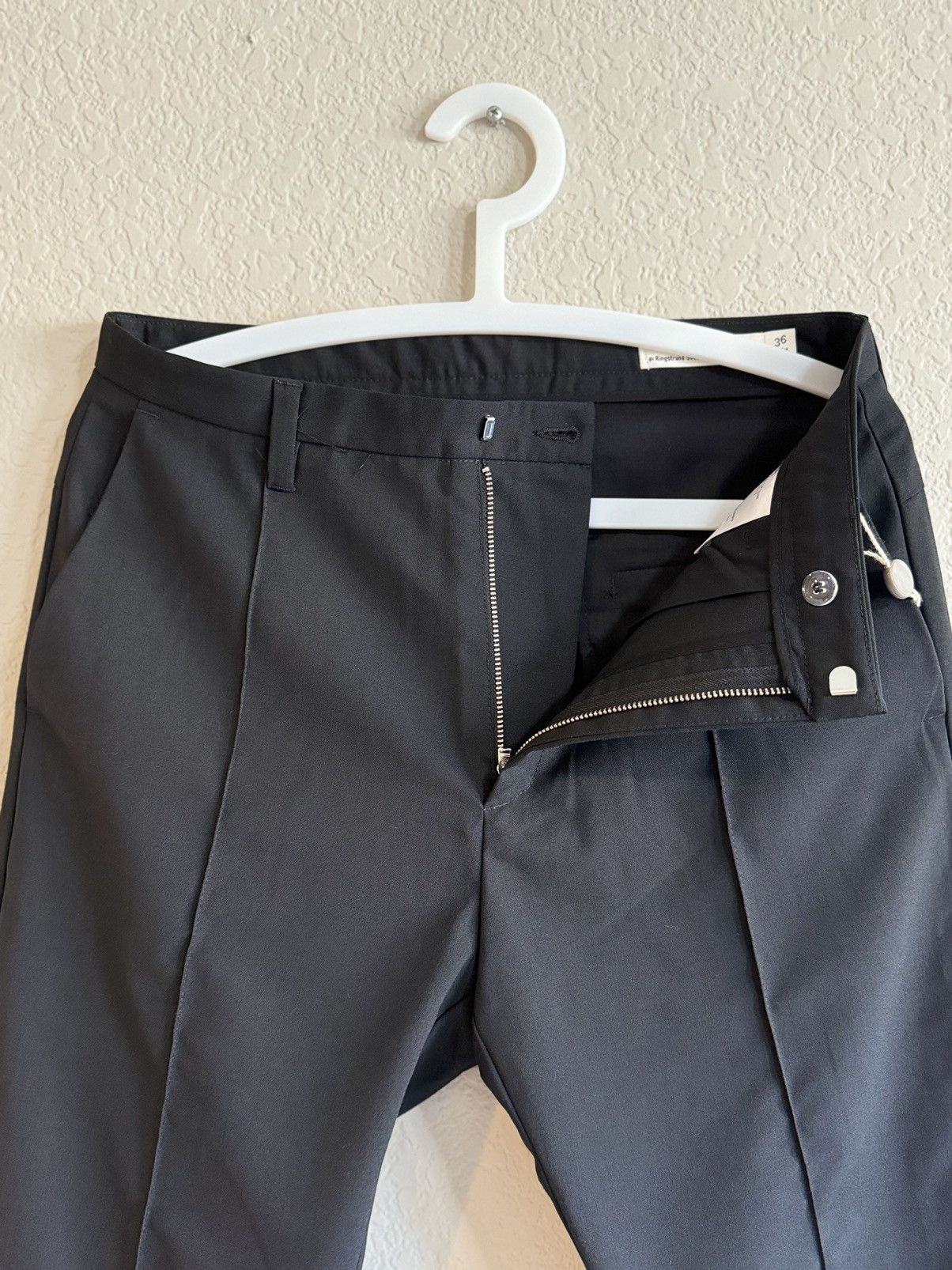 Hope Hope Stockholm New “Krissy Cuff” Trouser Wool Blend Black Size 27" / US 4 / IT 40 - 4 Thumbnail