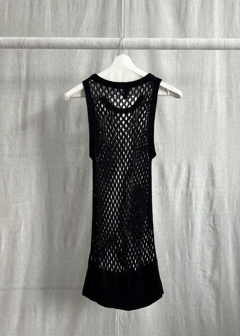 Limi Feu Limi Feu 2004 Silk Blend Net Knit Vest Size S / US 4 / IT 40 - 3 Thumbnail