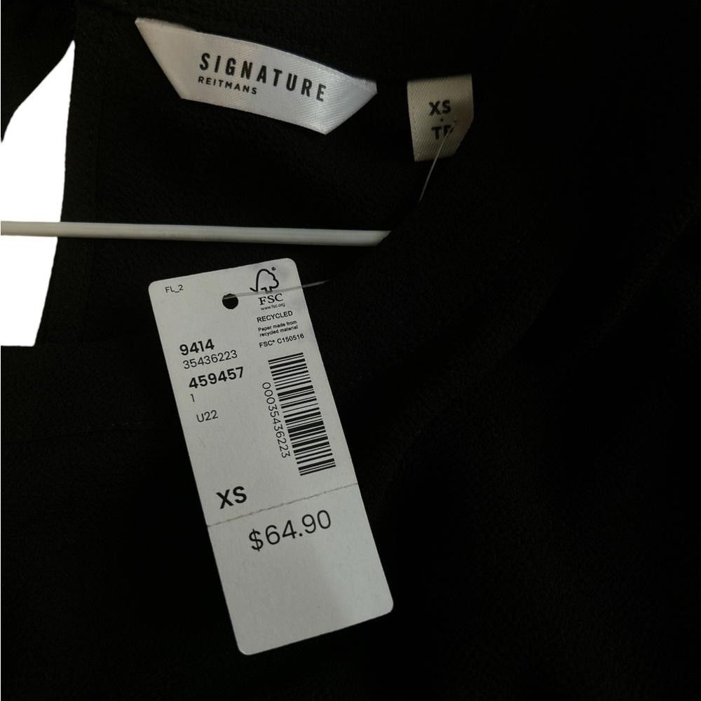Designer BNWT Reitmans Signature Black Romper - Size XS Size 26" / US 2 / IT 38 - 4 Thumbnail