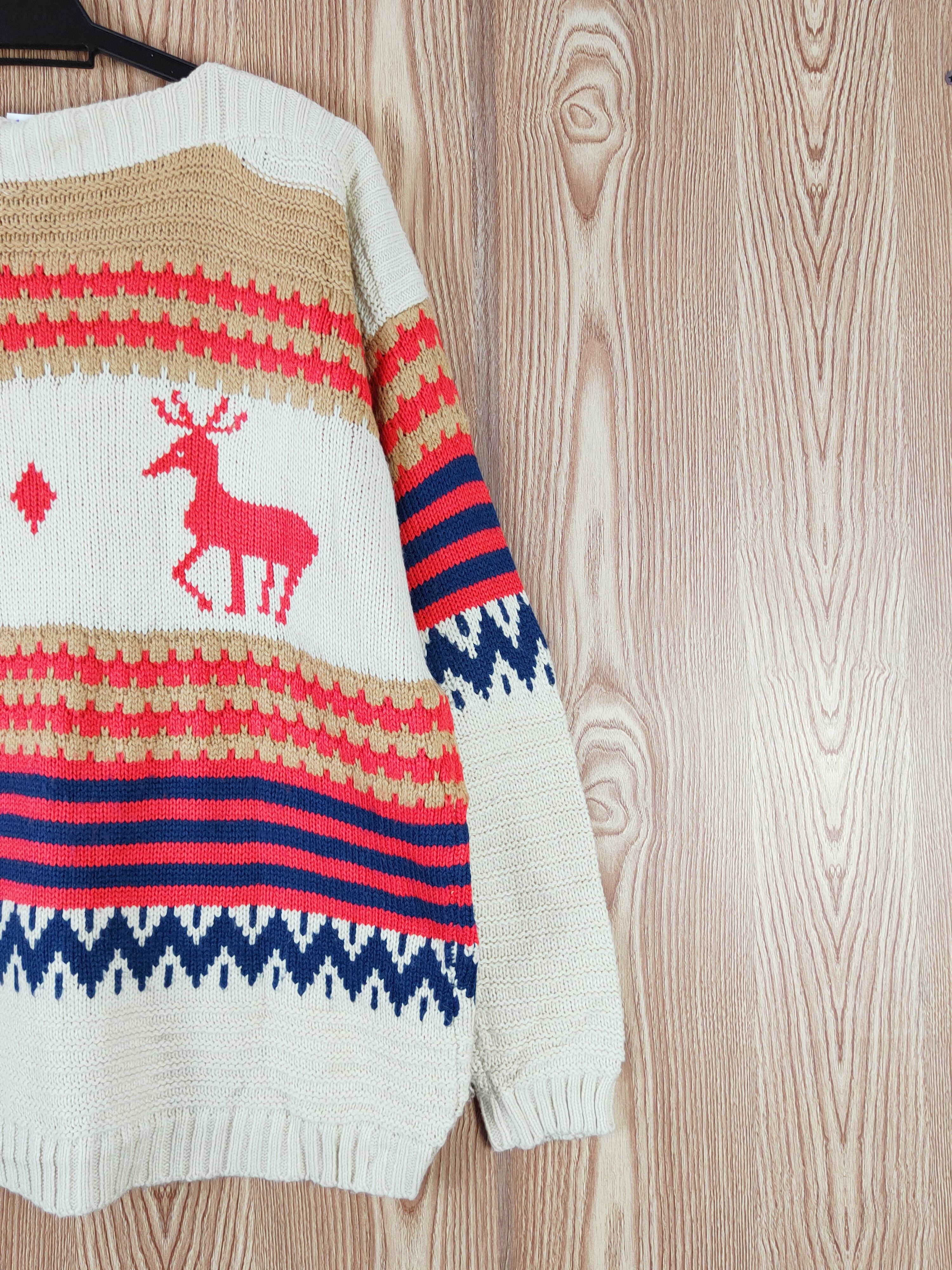 Japanese Brand × Vintage Japanese Brand Brown Knitwear Sweatshirts #W662 Size US M / EU 48-50 / 2 - 9 Thumbnail