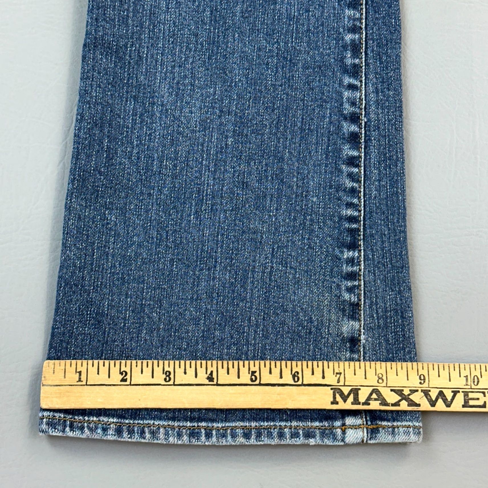 Old Navy VINTAGE Old Navy Jeans Women's 8 Long Just Below Waist Bootcut Mid Rise Stretch Size 30" / US 8 / IT 44 - 4 Thumbnail