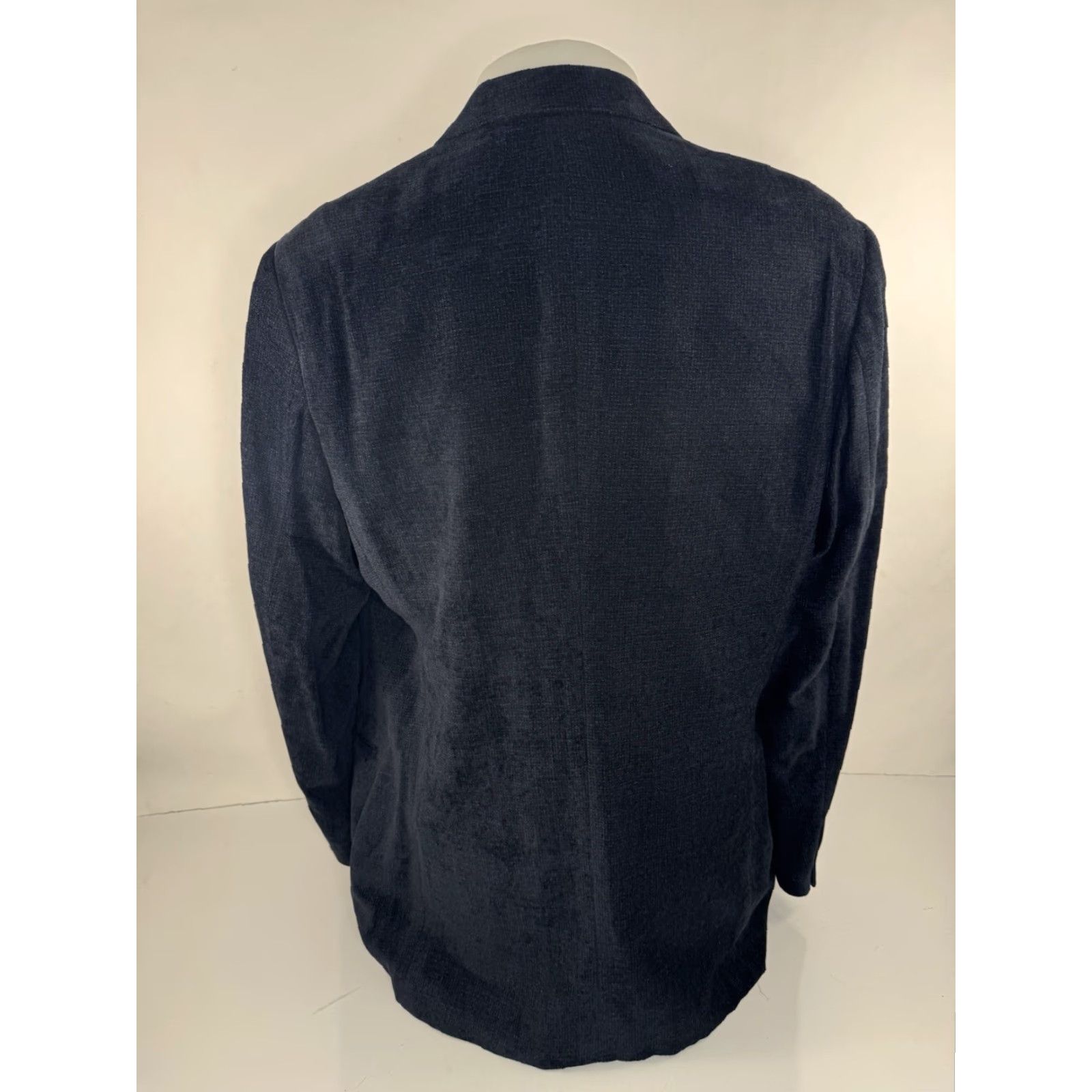 Armani ARMANI Collezioni Blazer - Men - 44R - Blue Velvet - Italy - EXCELLENT Size 44R - 4 Thumbnail