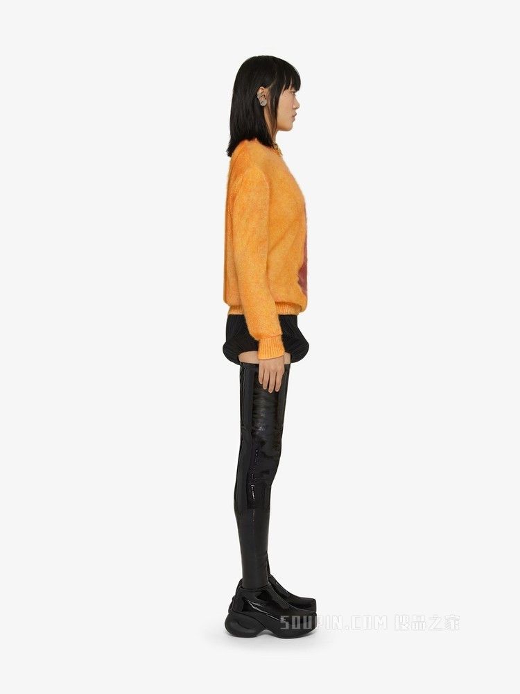 Givenchy o1y0925 Crewneck Sweater in Orange Size M / US 6-8 / IT 42-44 - 4 Thumbnail