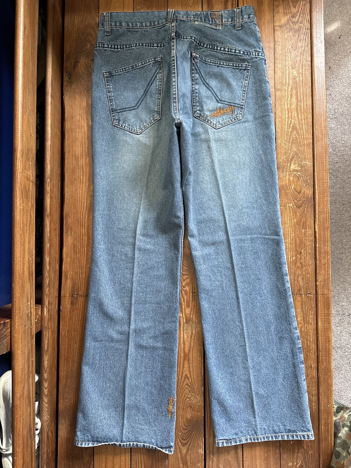 Billabong × Vintage Vintage T2K Billabong Baggy Button Fly Blue Jeans Size US 32 / EU 48 - 1 Thumbnail