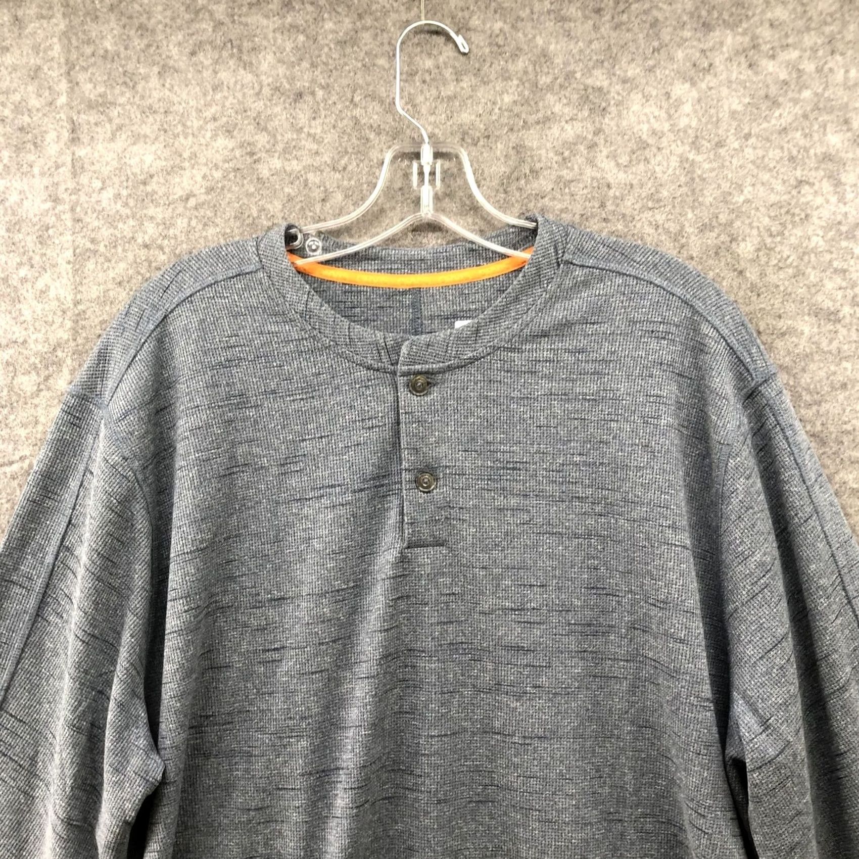 Orvis Orvis Active Henley Long Sleeve Shirt Mens XL Gray Performance Outdoors Hiking Size US XL / EU 56 / 4 - 3 Thumbnail