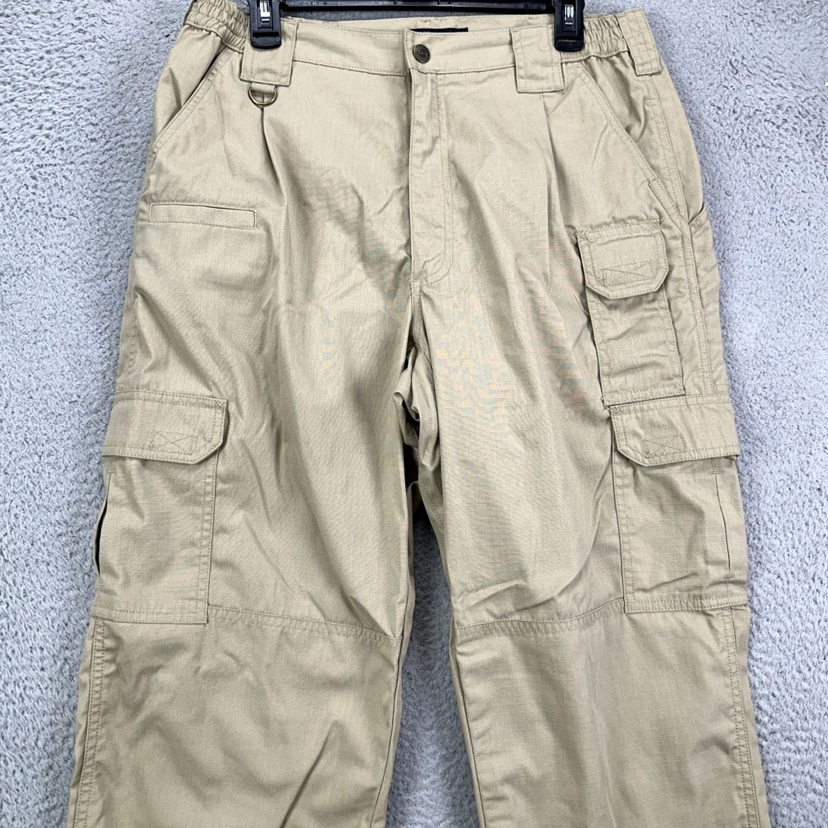 Vintage 5.11 Tactical Series Mens Cargo Pants 34X32 Tan Ripstop Military Straight Leg Pants Mens 34X32 Beige Cargo Size US 34 / EU 50 - 3 Thumbnail