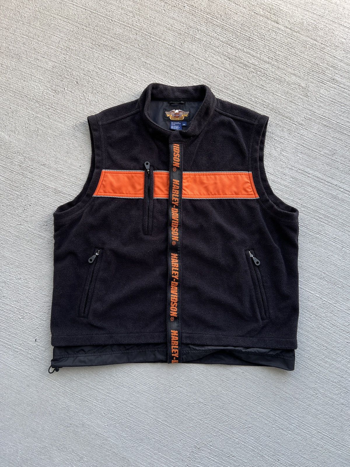 Harley Davidson Streetwear Vintage Vintage Harley Davidson Fleece Vest Grailed