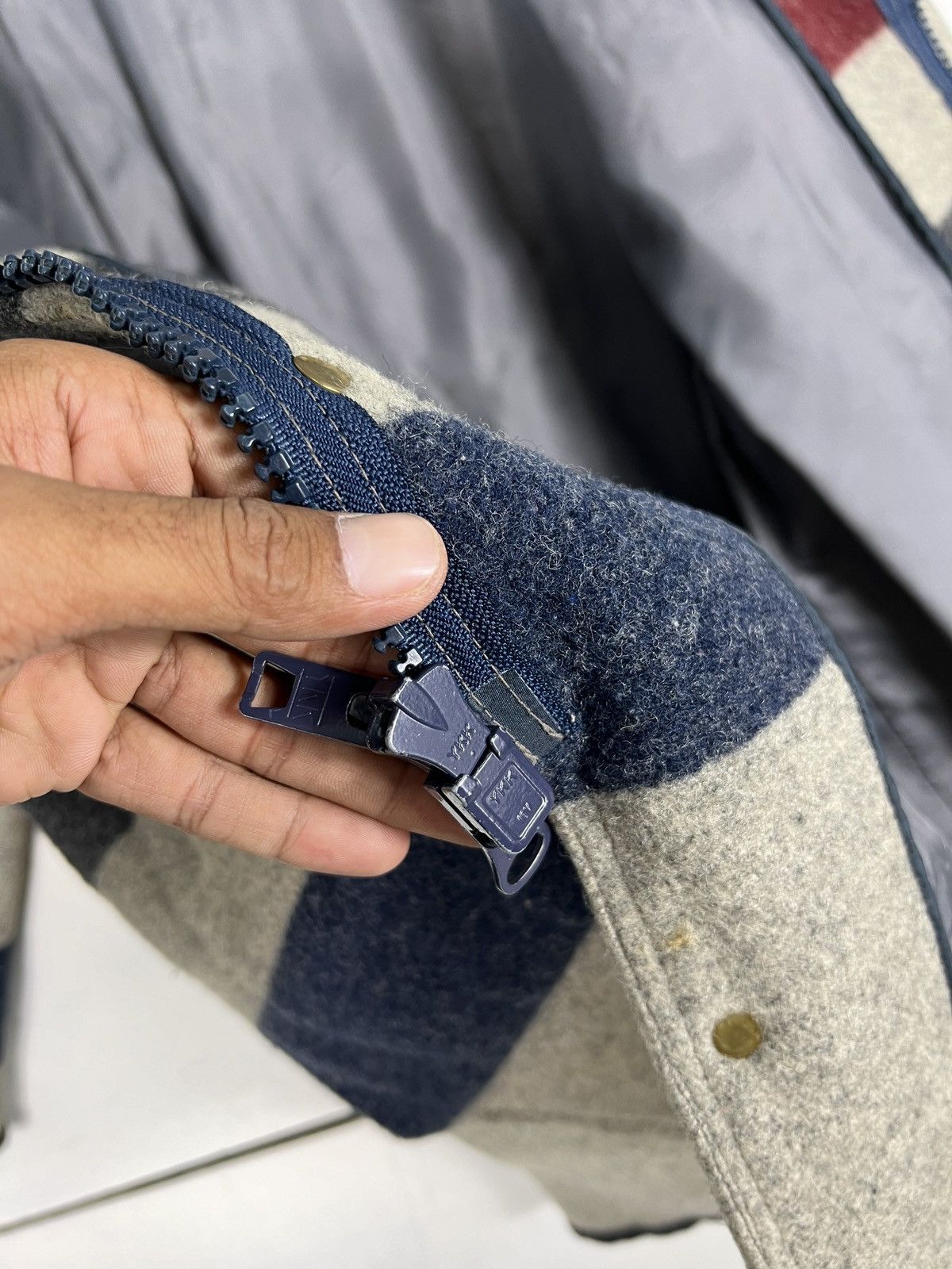 Woolrich Woolen Mills 🔥 VINTAGE WOOLRICH WOOL HOODIE JACKET Size US S / EU 44-46 / 1 - 12 Thumbnail