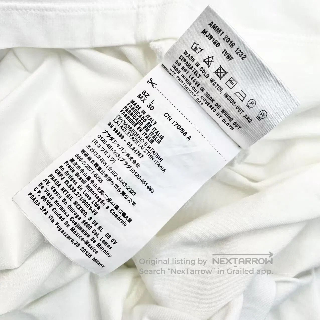 Miu Miu Miu Miu Embroidered logo short sleeves| Size L / US 10 / IT 46 - 5 Thumbnail