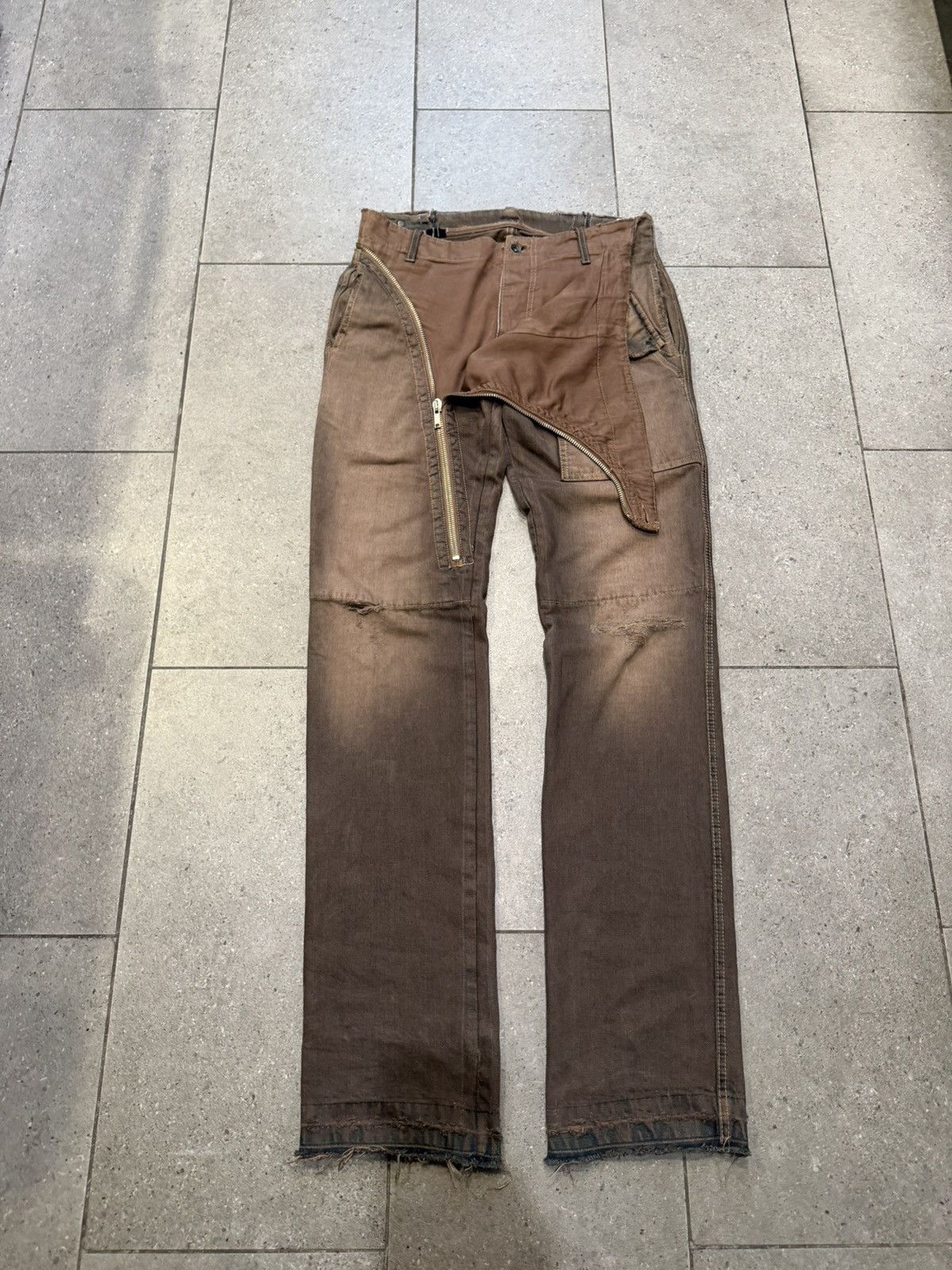 Rick Owens Rick Owens FW06 'DUSTULATOR' Mudwash Double Layer Aircuts Size US 31 - 1 Thumbnail