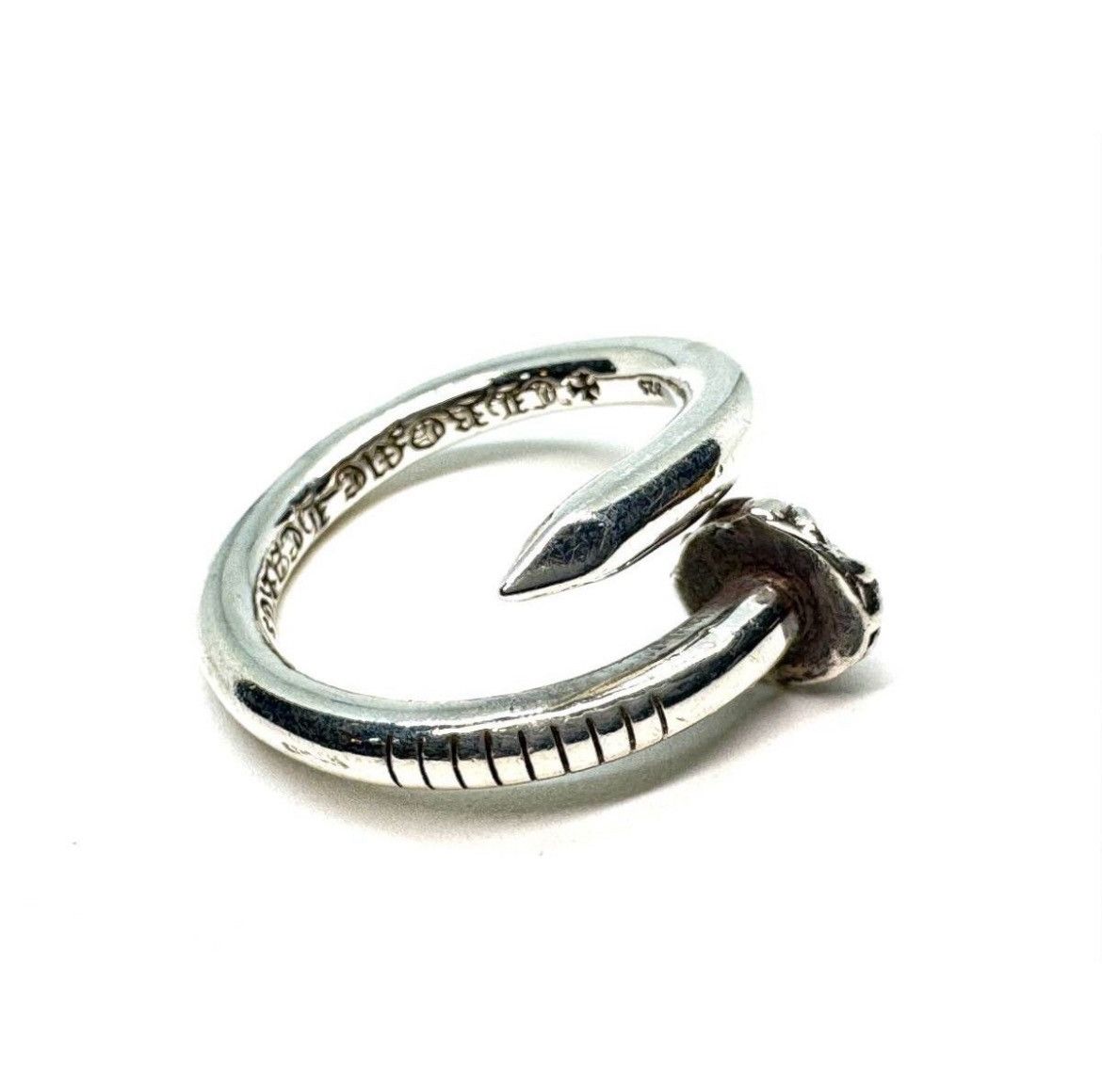Chrome Hearts Chrome Hearts Nail Ring Cross Ball Silver Size ONE SIZE - 4 Thumbnail