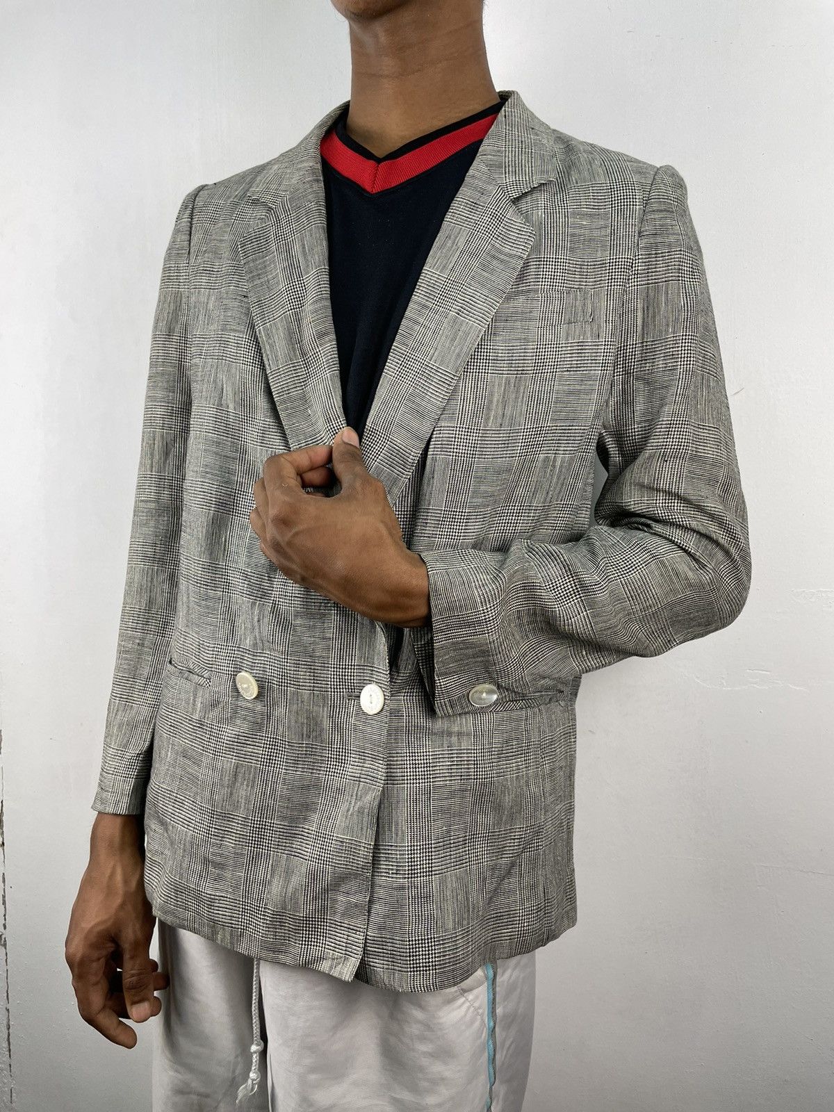Burberry Vintage Burberry Nova Check Blazer Jacket Slim Fit Size US M / EU 48-50 / 2 - 3 Thumbnail