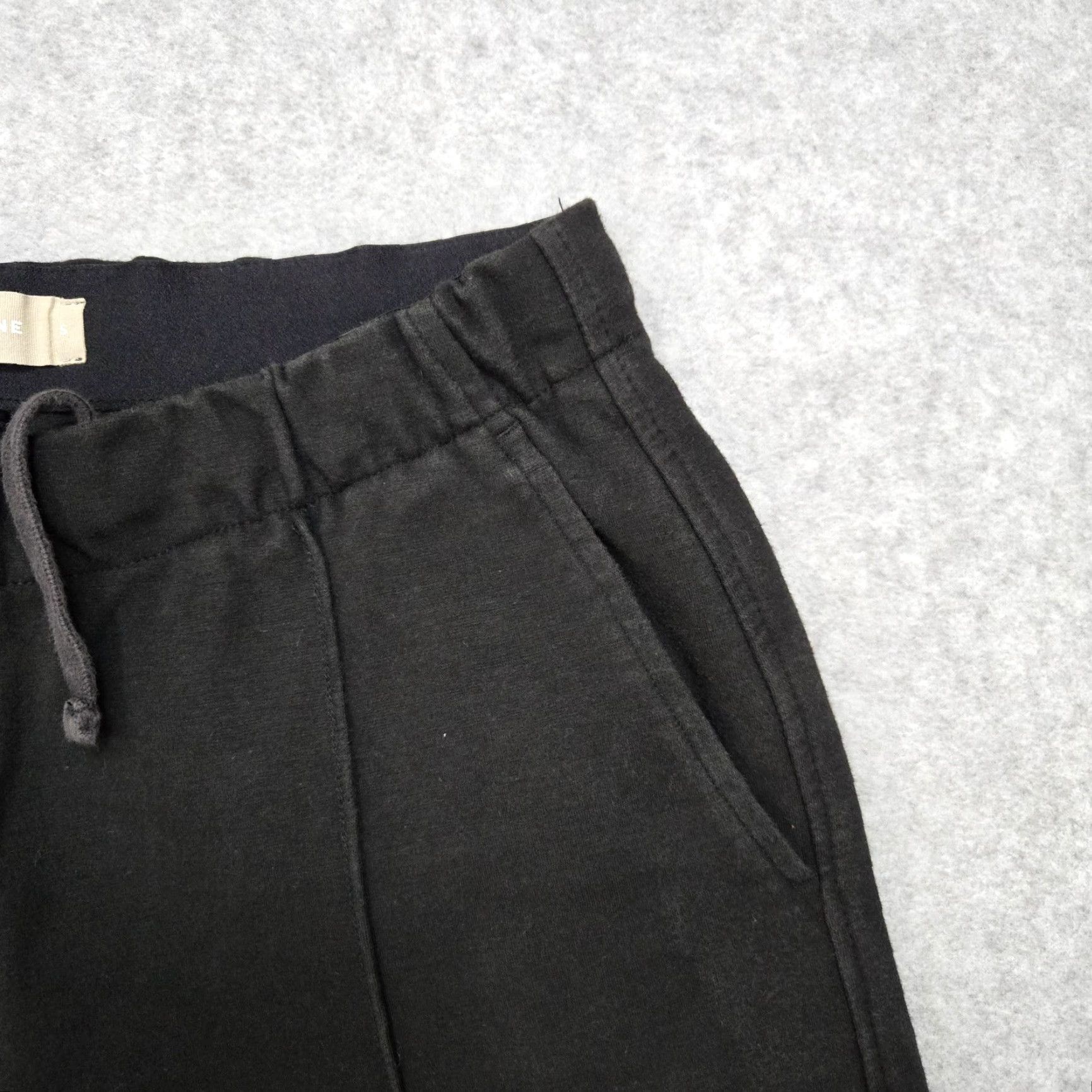Everlane Everlane Pants Womens Small Black Elastic Waist Casual Drawstring Pocket Tapered Size 28" / US 6 / IT 42 - 4 Thumbnail