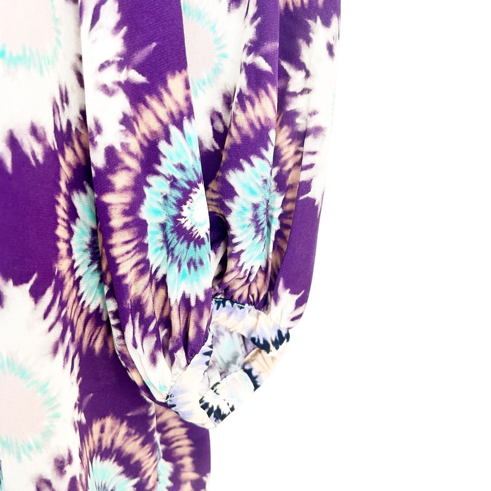 Hunter Bell Hunter Bell Finley Purple Printed Blouse Sz S Size S / US 4 / IT 40 - 3 Thumbnail