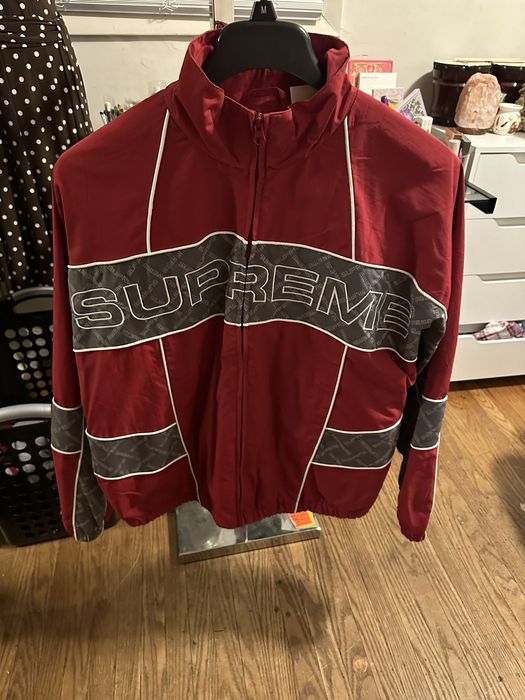 Supreme Supreme jacquard panel track jacket | Grailed