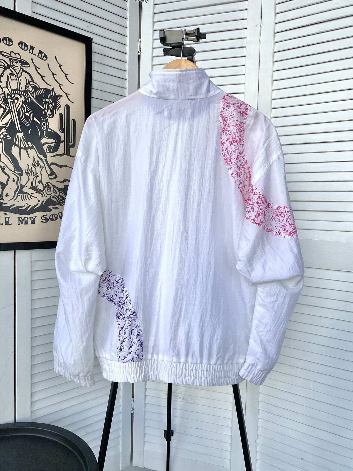 Fila × Vintage Vintage FILA Track Retro Jacket Nylon 90s Abstract Print Size US M / EU 48-50 / 2 - 9 Thumbnail