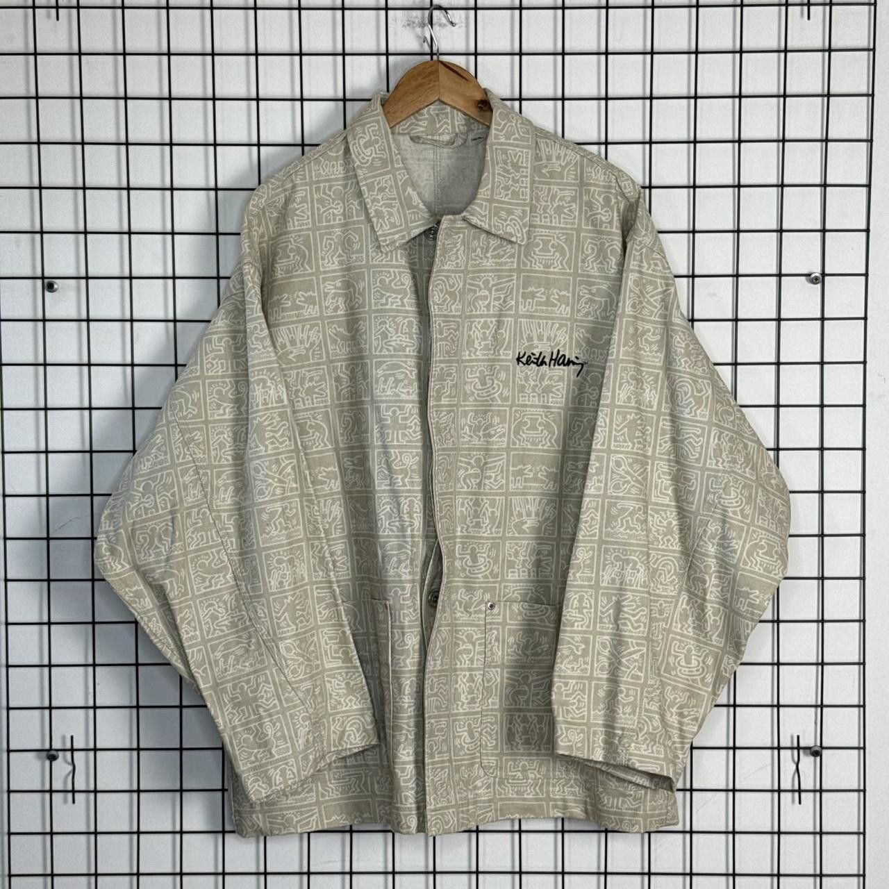 Keith Haring Keith Haring Oversize Jacket Full Print Beige Size US M / EU 48-50 / 2 - 1 Thumbnail