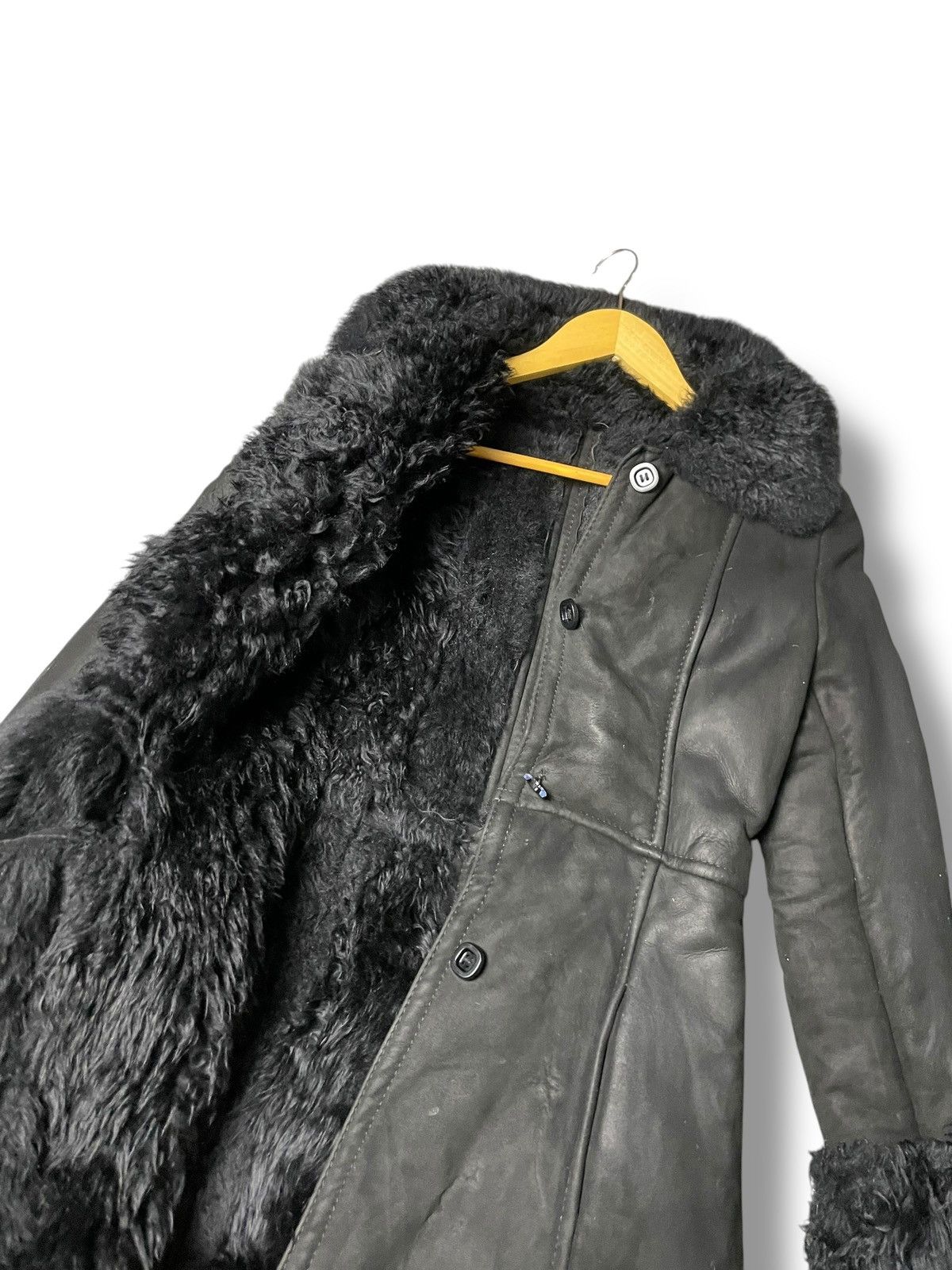 Japanese Brand × Vintage JAPANESE BRAND LEATHER SUEDE WITH FUR JACKET (85) Size XXS / US 00 / IT 34 - 8 Thumbnail