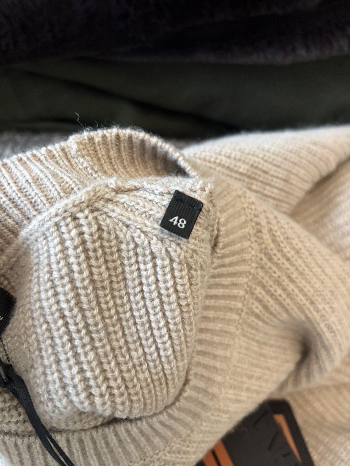 Ermenegildo Zegna Zegna Ribbed Knit Cashmere Sweater Size US M / EU 48-50 / 2 - 5 Thumbnail