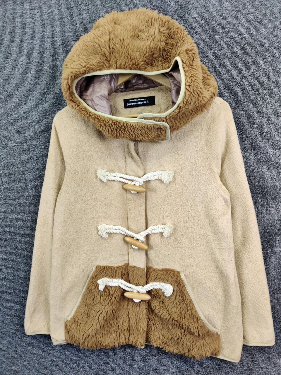 mercibeaucoup Vintage Mercibeaucoup Jevous Enpire Duffle Fleece Jacket Size US M / EU 48-50 / 2 - 2 Thumbnail