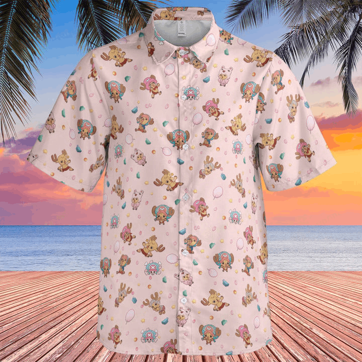 Designer × The Unbranded Brand Tony Tony Chopper Cute Button Down Shirt Size US L / EU 52-54 / 3 - 2 Thumbnail