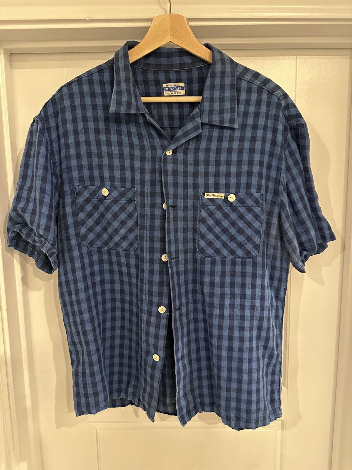 The Flat Head The Flat Head Linen button up shirt Size US XL / EU 56 / 4 - 1 Thumbnail
