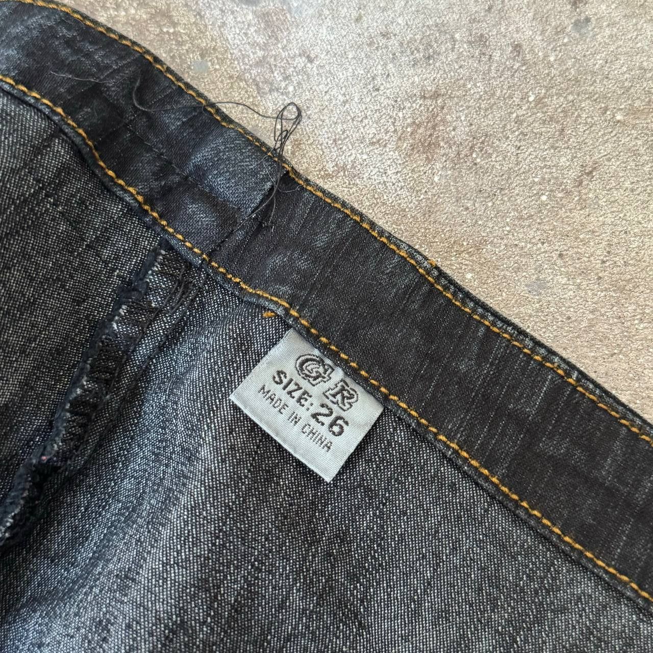 20471120 × Hysteric Glamour × Le Grande Bleu (L.G.B.) Asymmetric Vintage Y2K Gothic Washed Mini Skirt Size 26" / US 2 / IT 38 - 7 Thumbnail