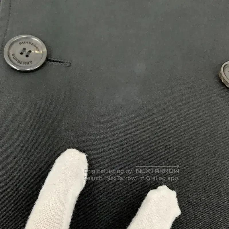 Burberry Burberry Black Cotton Women's Trench Coat. Size XL / US 12-14 / IT 48-50 - 9 Thumbnail