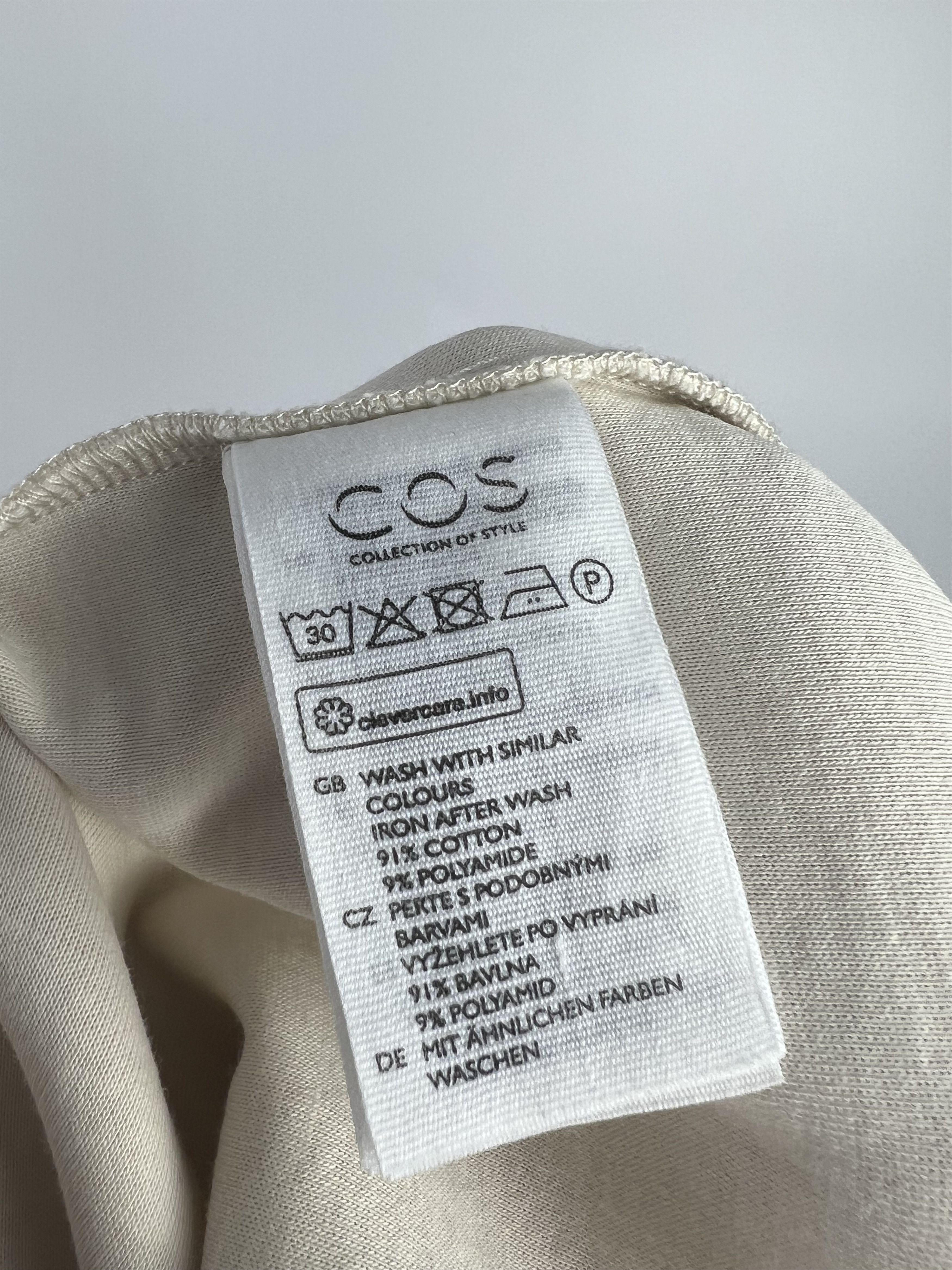 Cos COS Ivory Poncho Size L Size L / US 10 / IT 46 - 8 Thumbnail