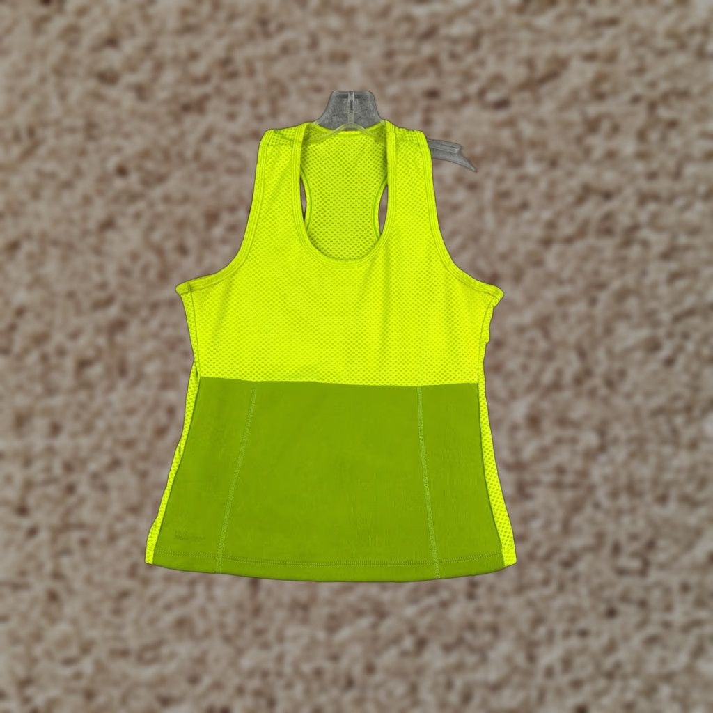 Area Hot Shapers Tank Womens L Green Tank Sleeveless Run Gym Rear Pocket Shirt Women Athletic Sleeveless Athletic Tank Green 36 in Womens Size ONE SIZE - 1 Thumbnail