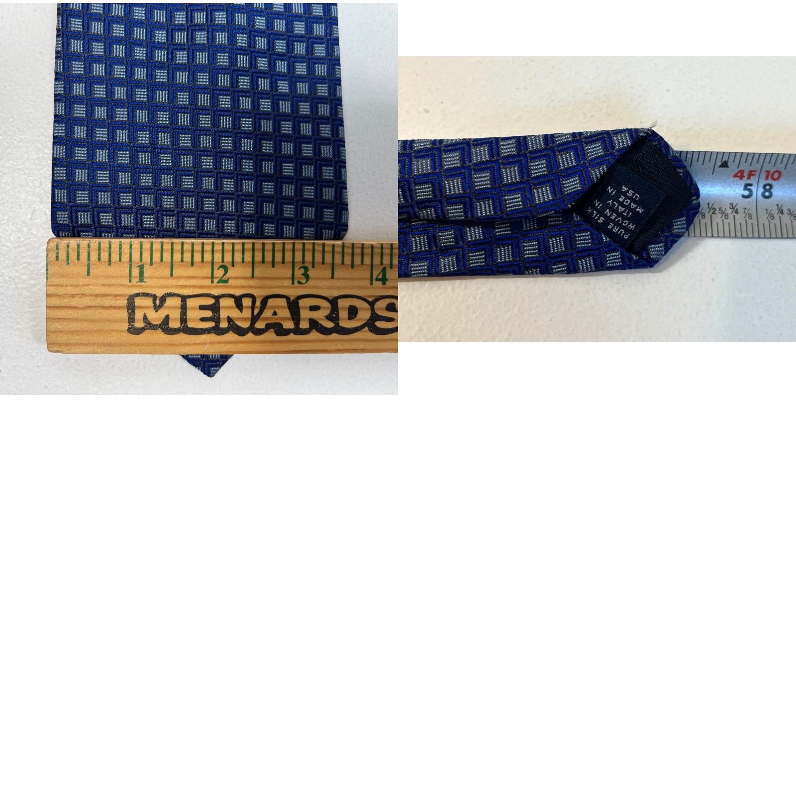 Brooks Brothers Brooks Brothers Makers Silk Tie Men’s Classic Woven in Italy Made in USA Blue Plaid Check 57.5" 3.75" 100% Silk Size ONE SIZE - 8 Thumbnail